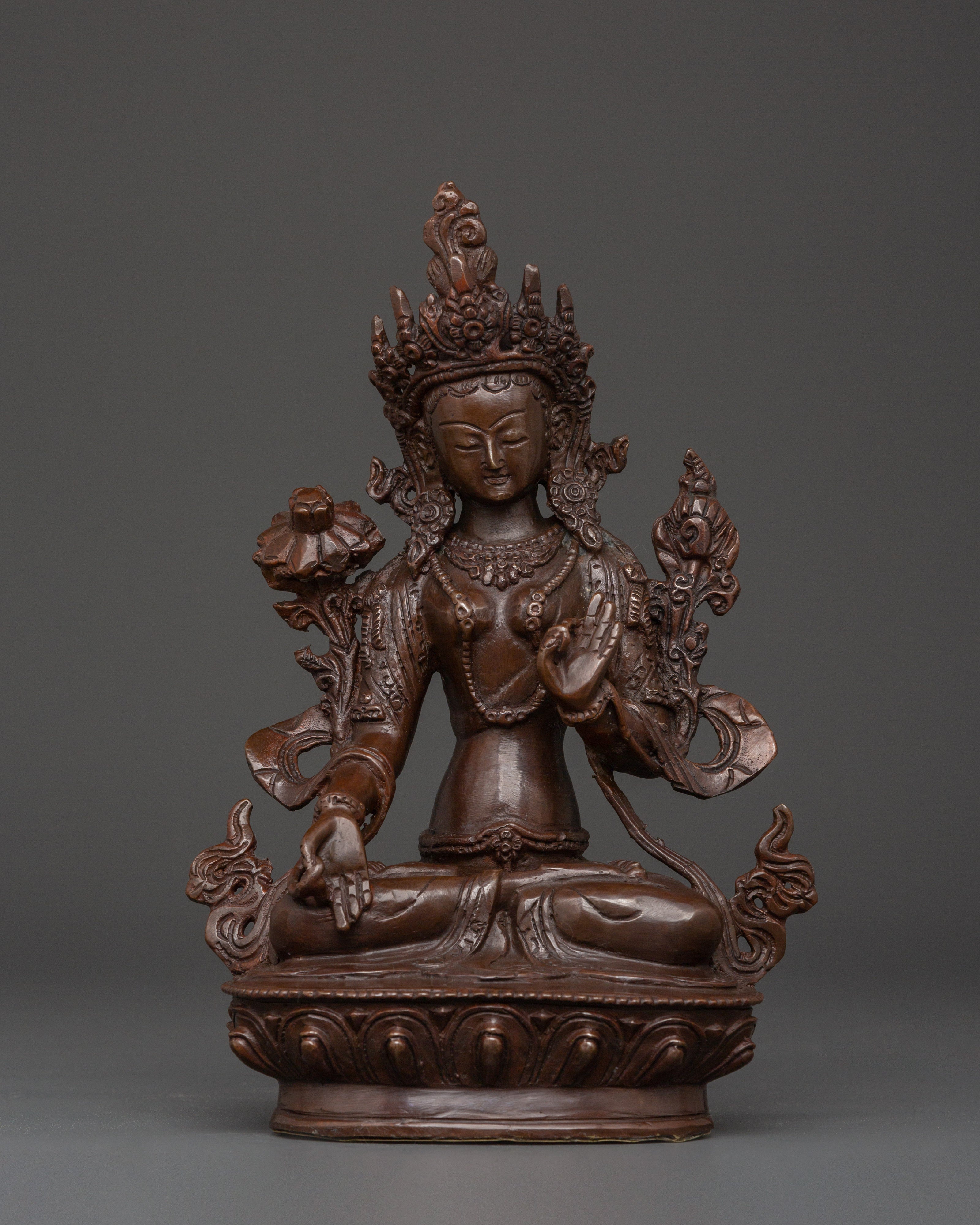 Buddhist White Tara Sculpture