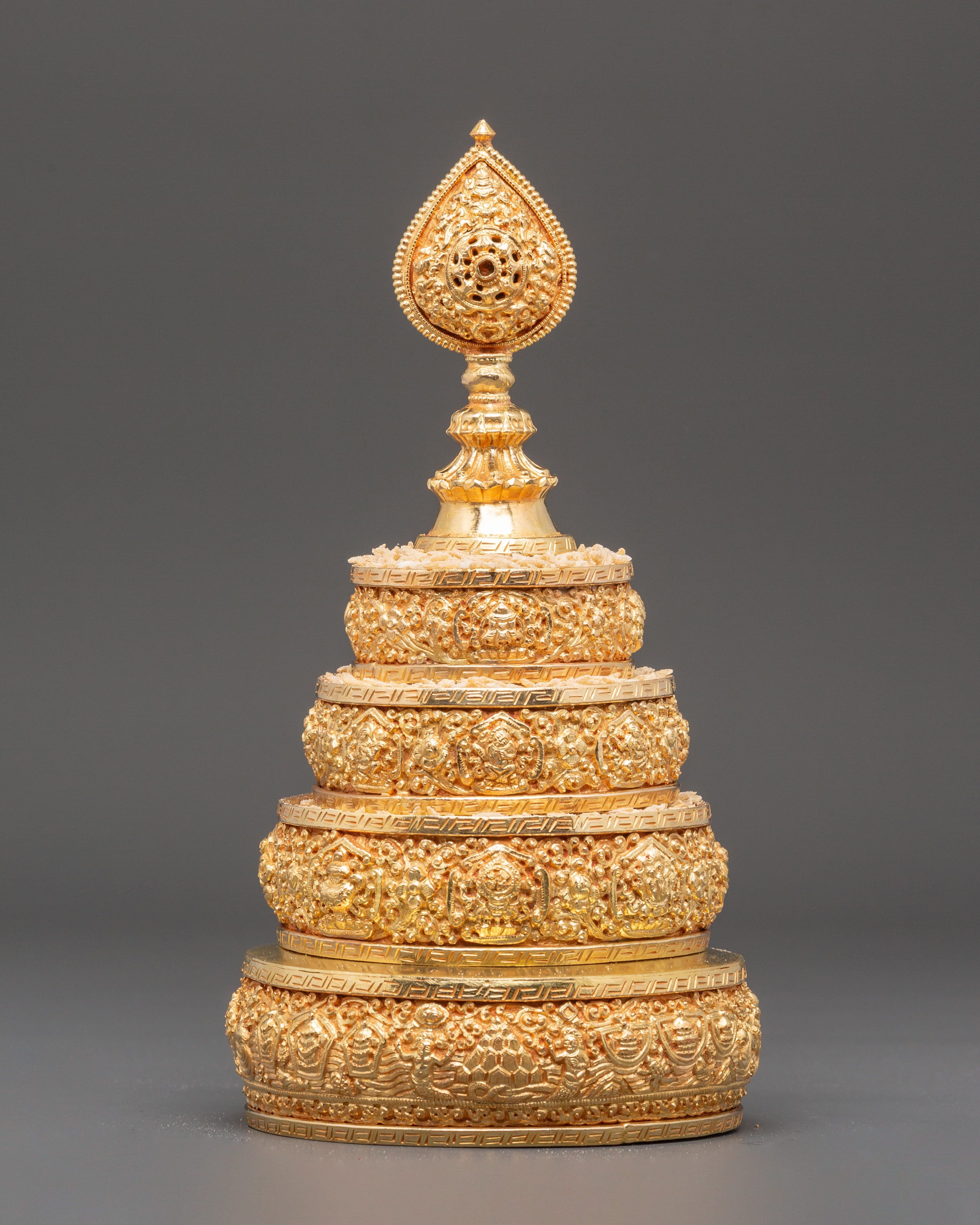 Gold Plated Mandala Offering Set