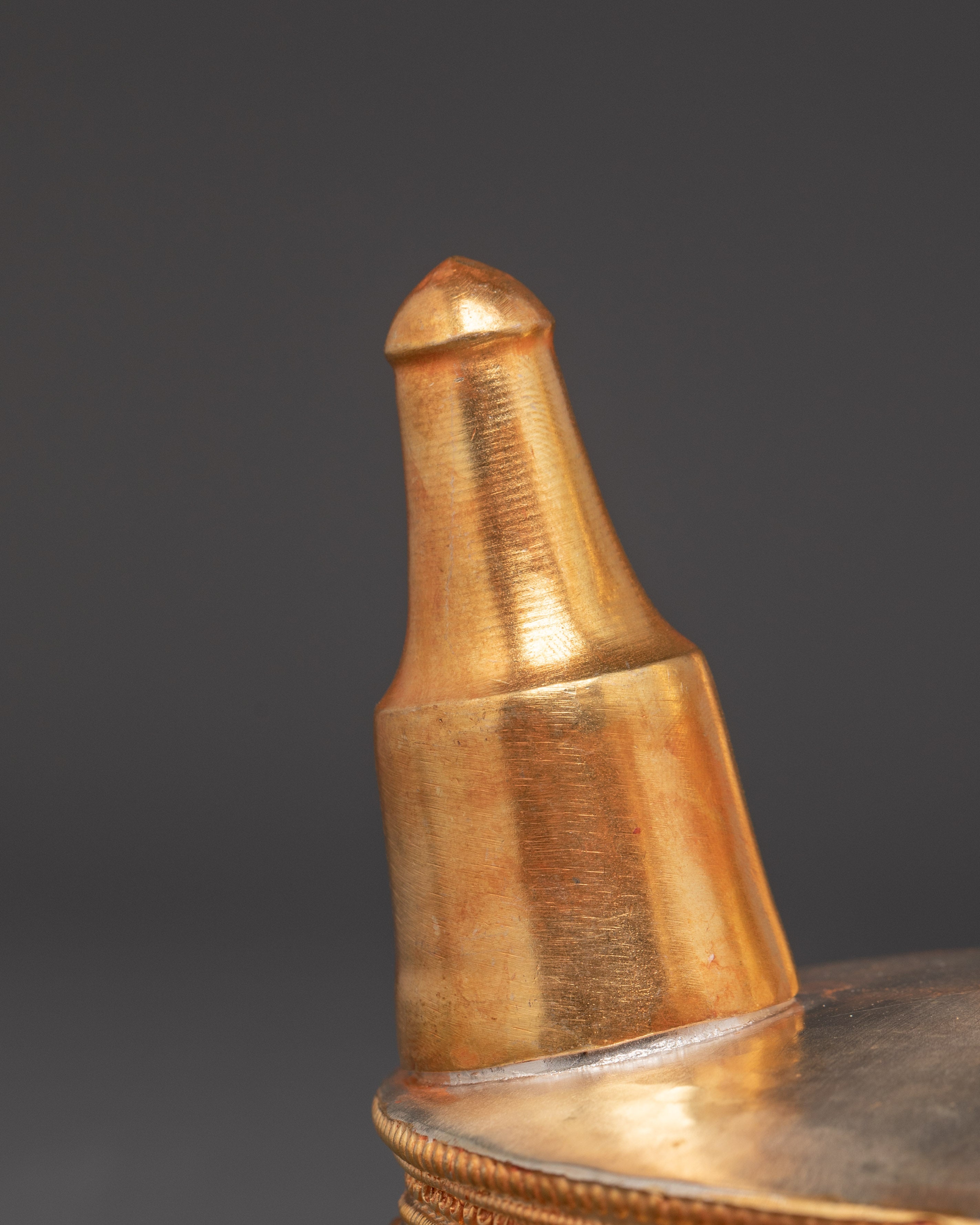 Tibetan Ritual Torma with Five Spires | Buddhist Altar Offering Symbol