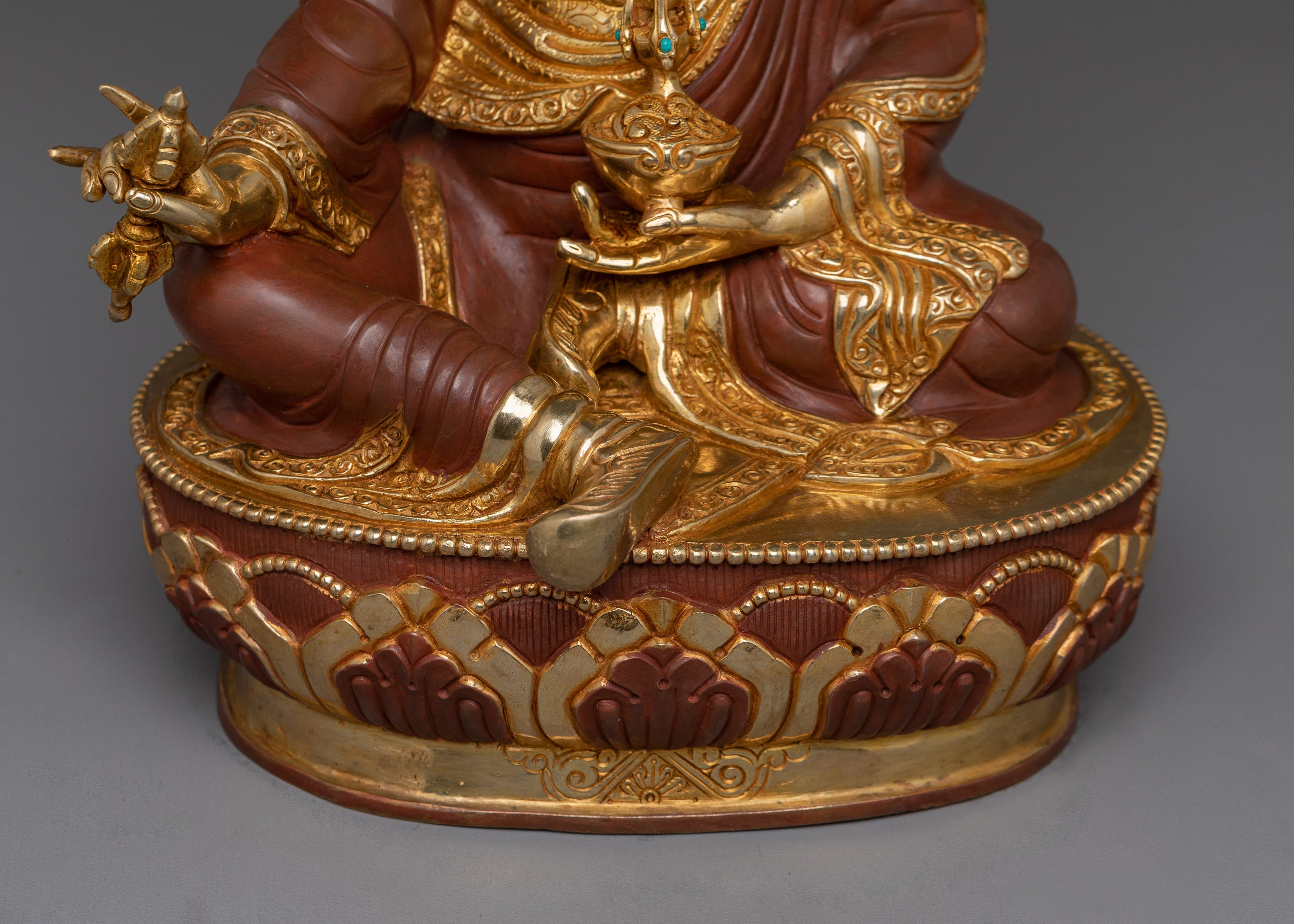 Tantric Master Guru Rinpoche Figurine | Padmasambhava Art