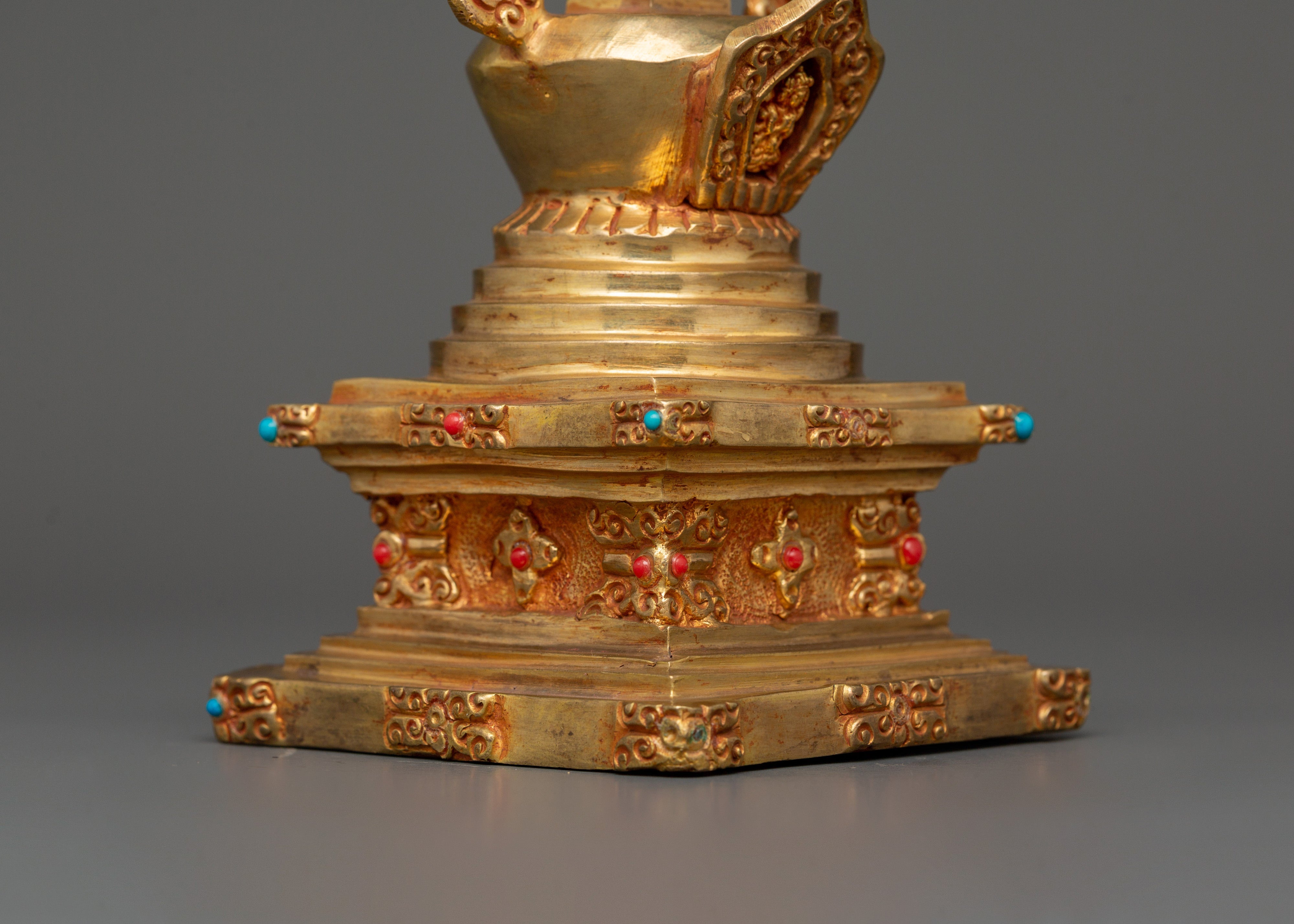 Sacred Tibetan Stupa for Meditation | Buddhist Altar Decor