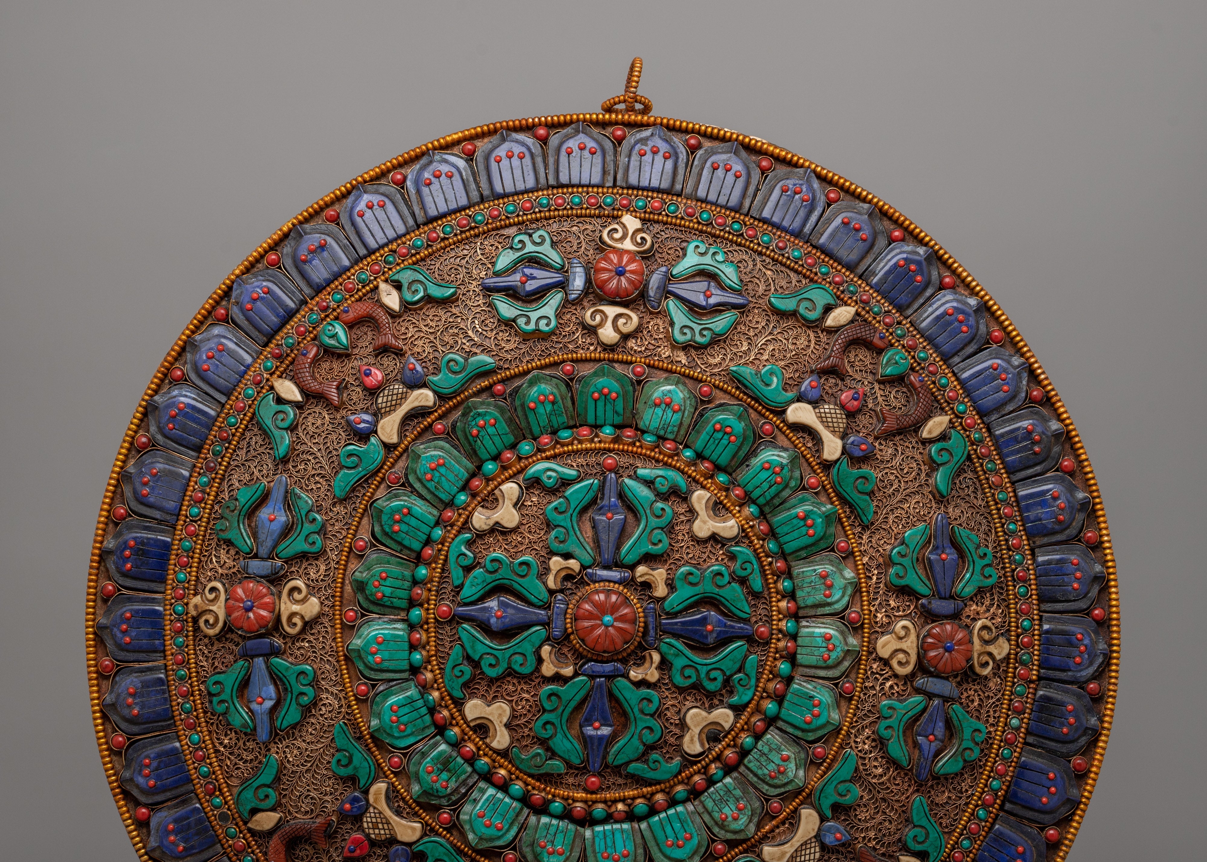 Vishwa Vajra Copper Mandala Wall Art | A Symbol of Harmony and Spirituality