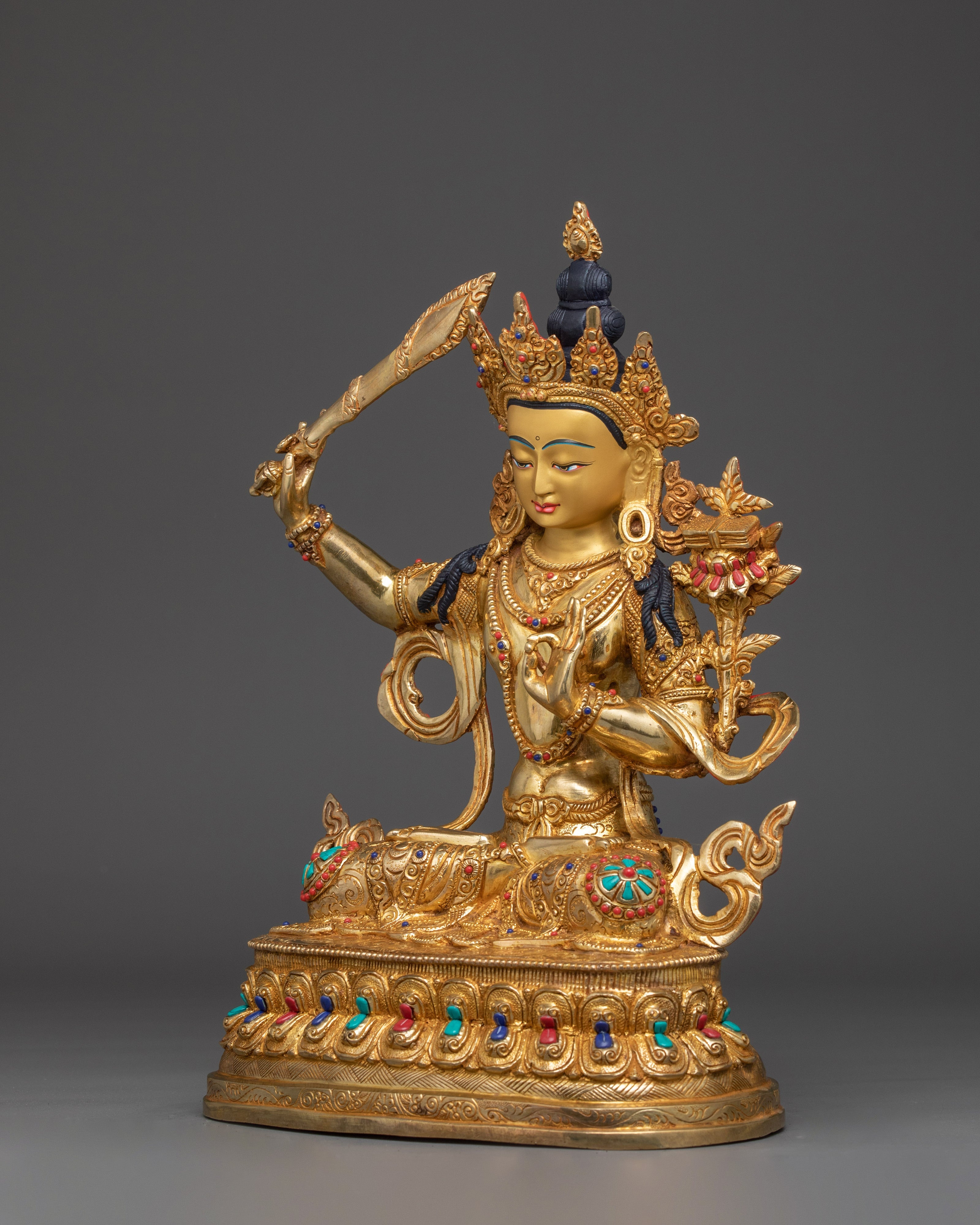 Himalayan Wisdom Deity Manjushri | Symbol of Insight and Clarity