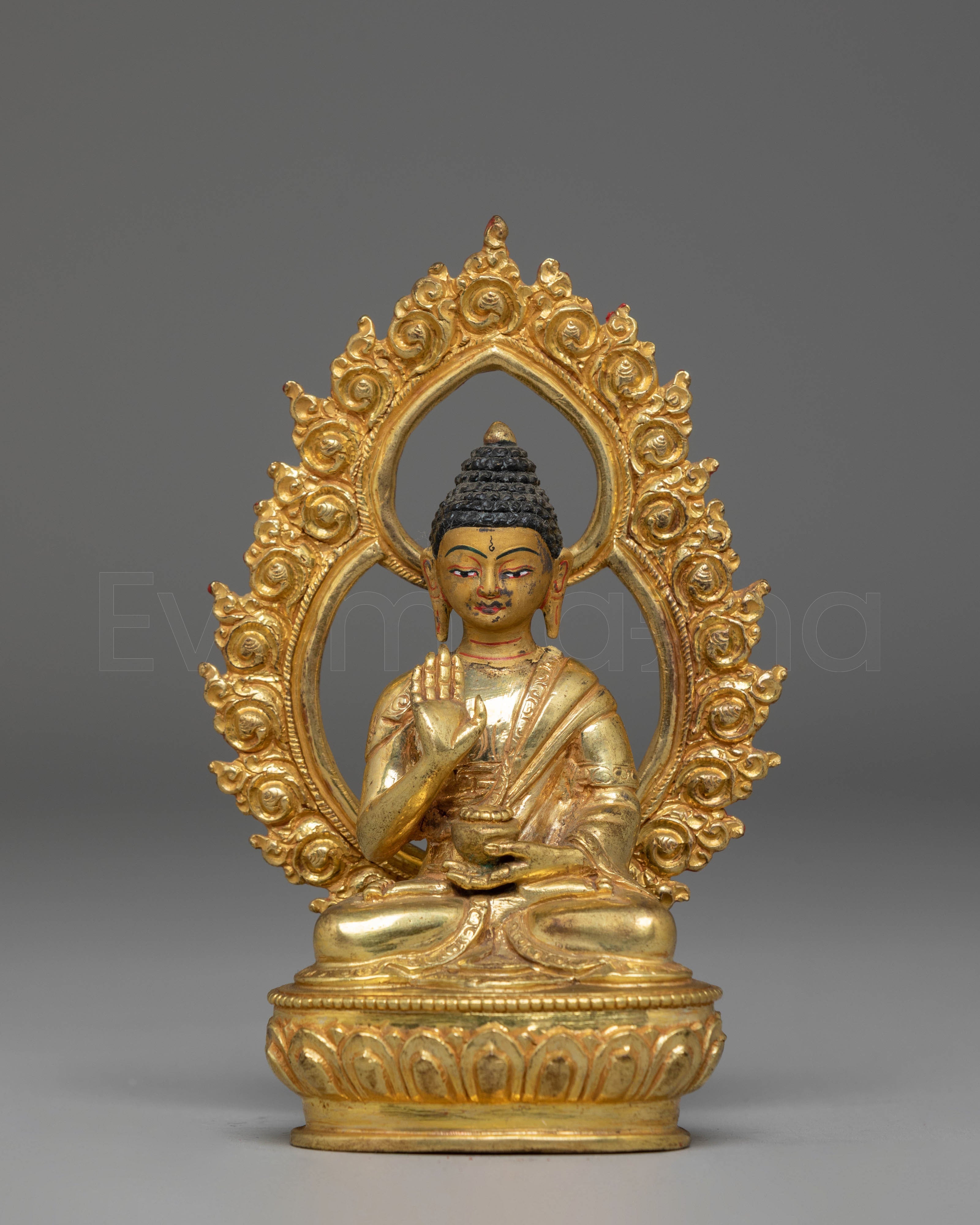 Copper Statue of Amogasiddhi Buddha