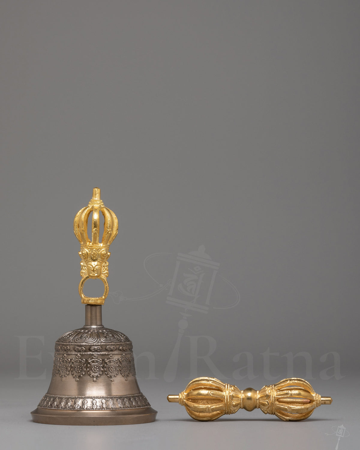 Buddhist Ritual Dorje and Bell Set