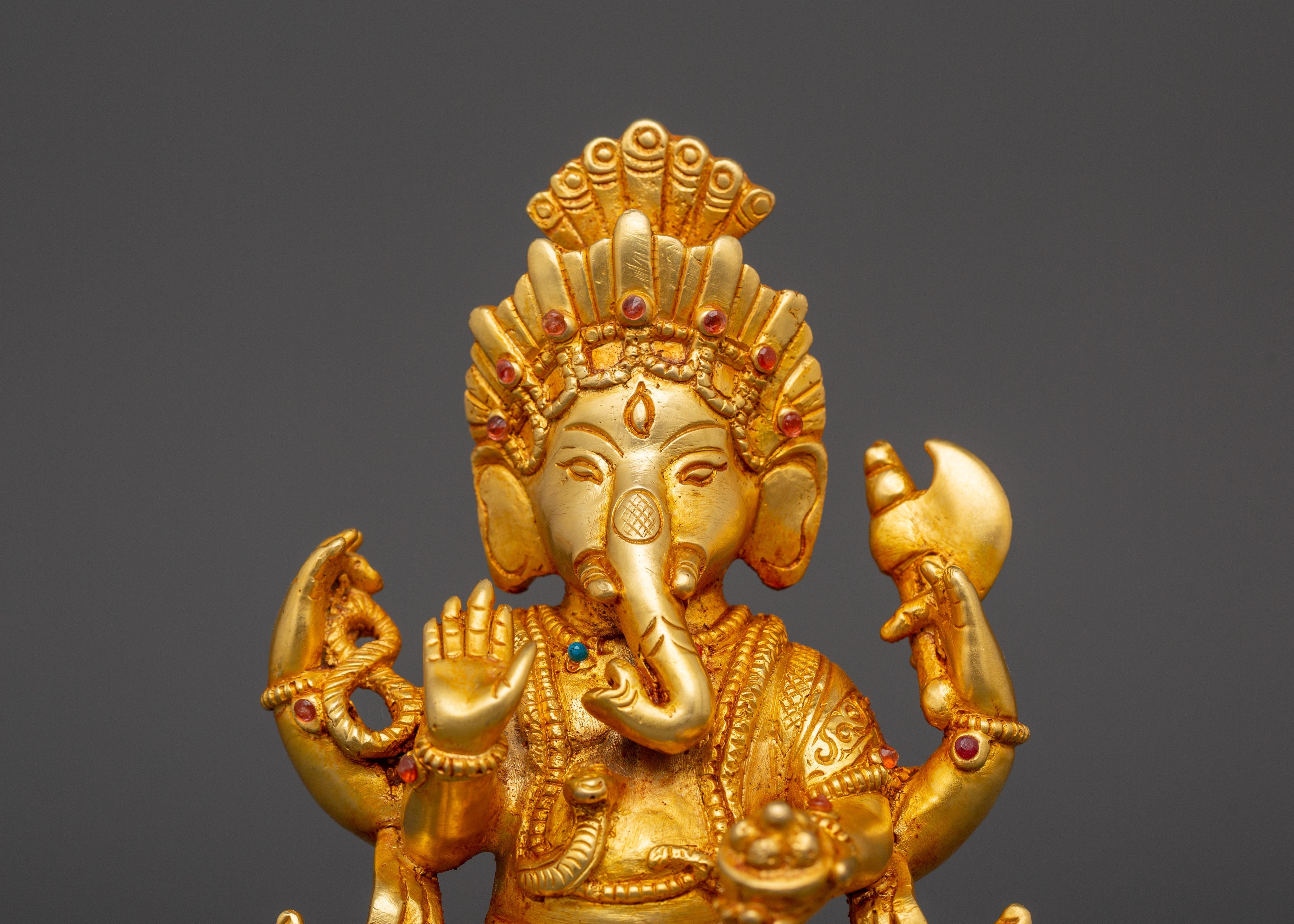Lord Ganesha Hindu Deity Statue | Sculpture for Prosperity and Protection