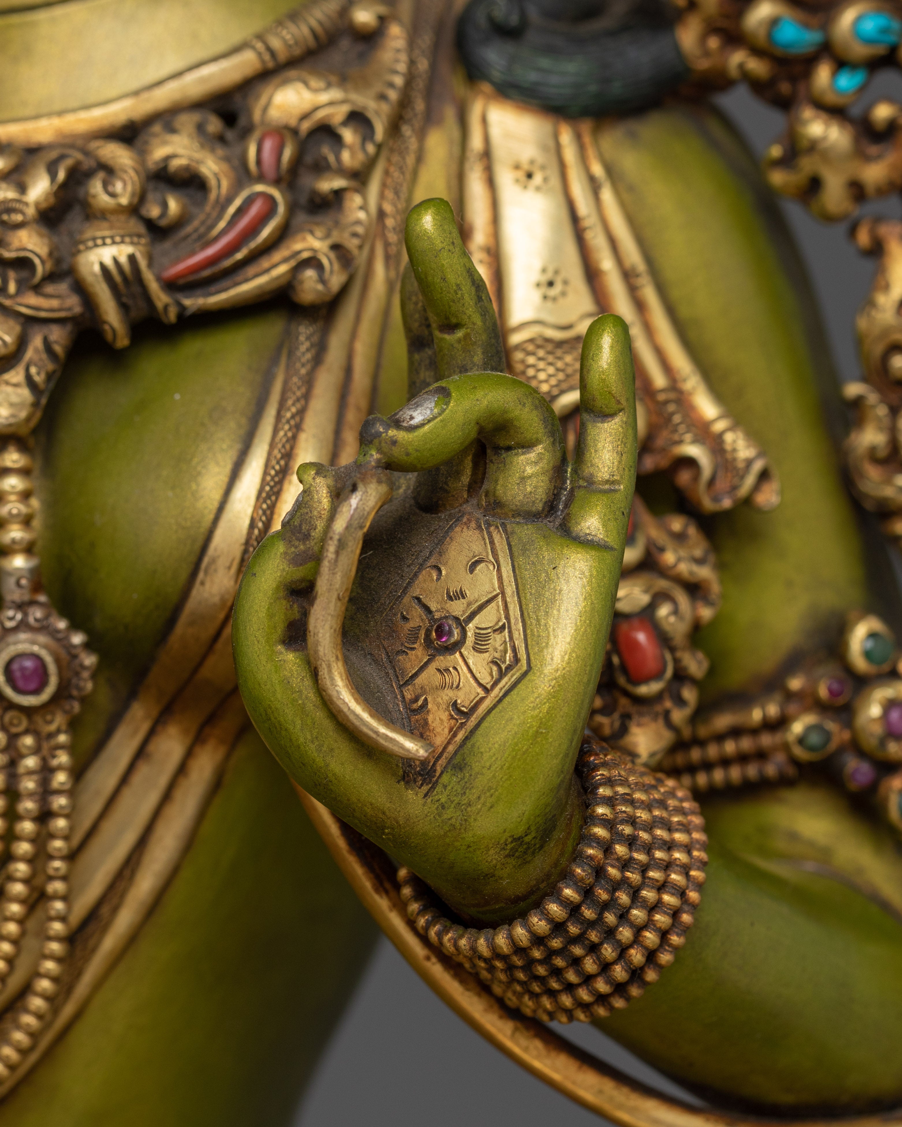 Magnificent Green Tara Statue | Shyama Tara - Mother of All Buddhas