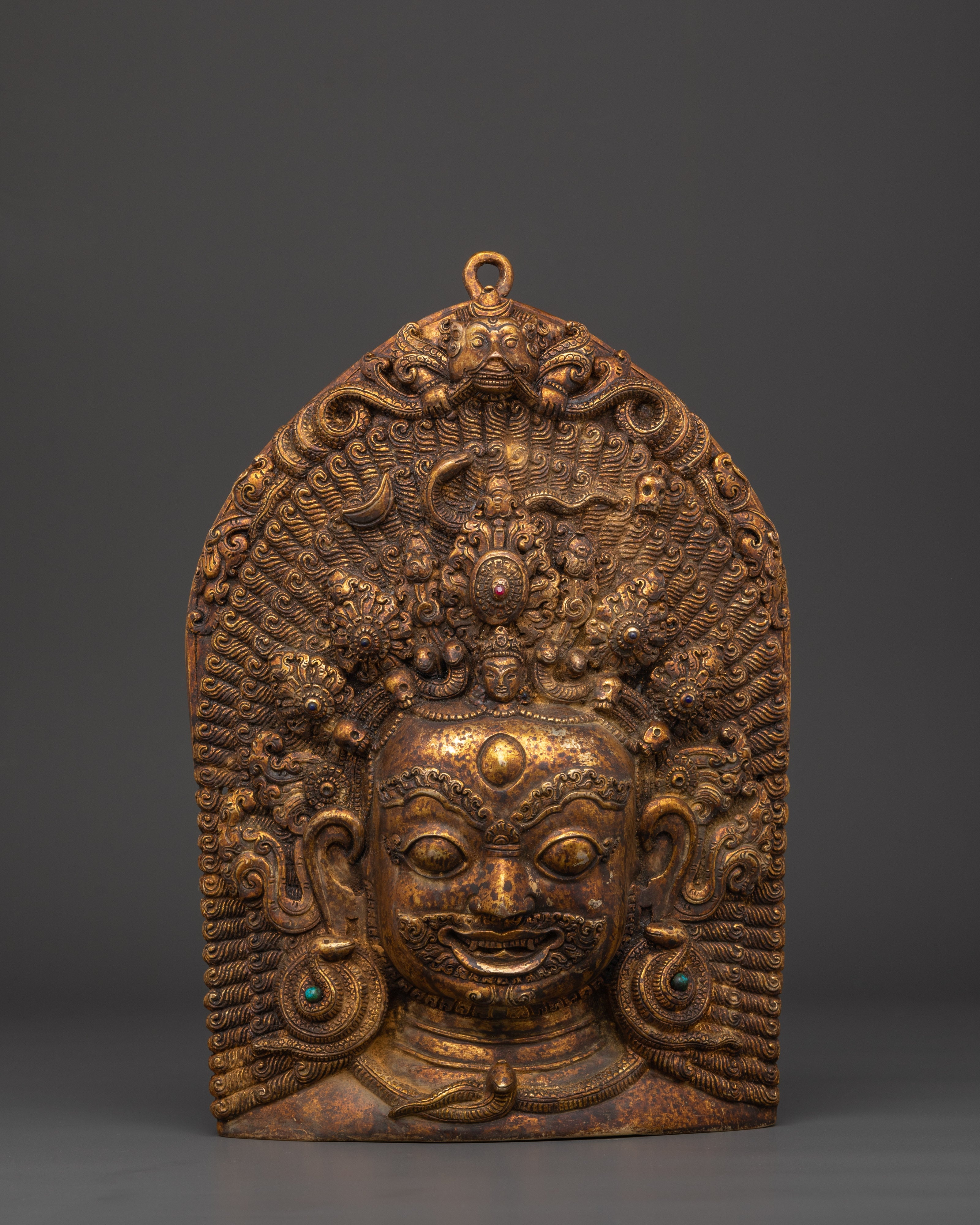 Mahakala Copper wall hanging