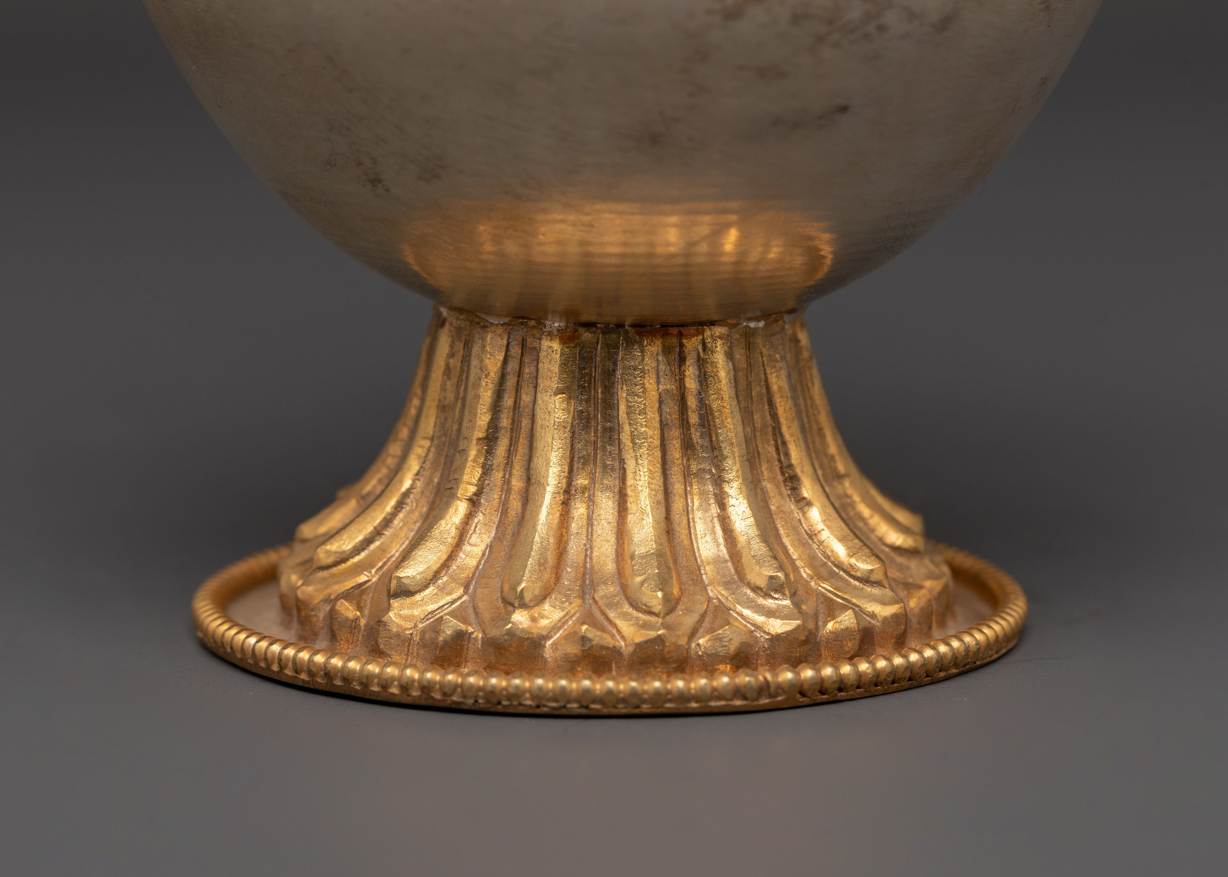 Tibetan Copper Bumba Vessel | Handcrafted Sacred Ritual Water Pot