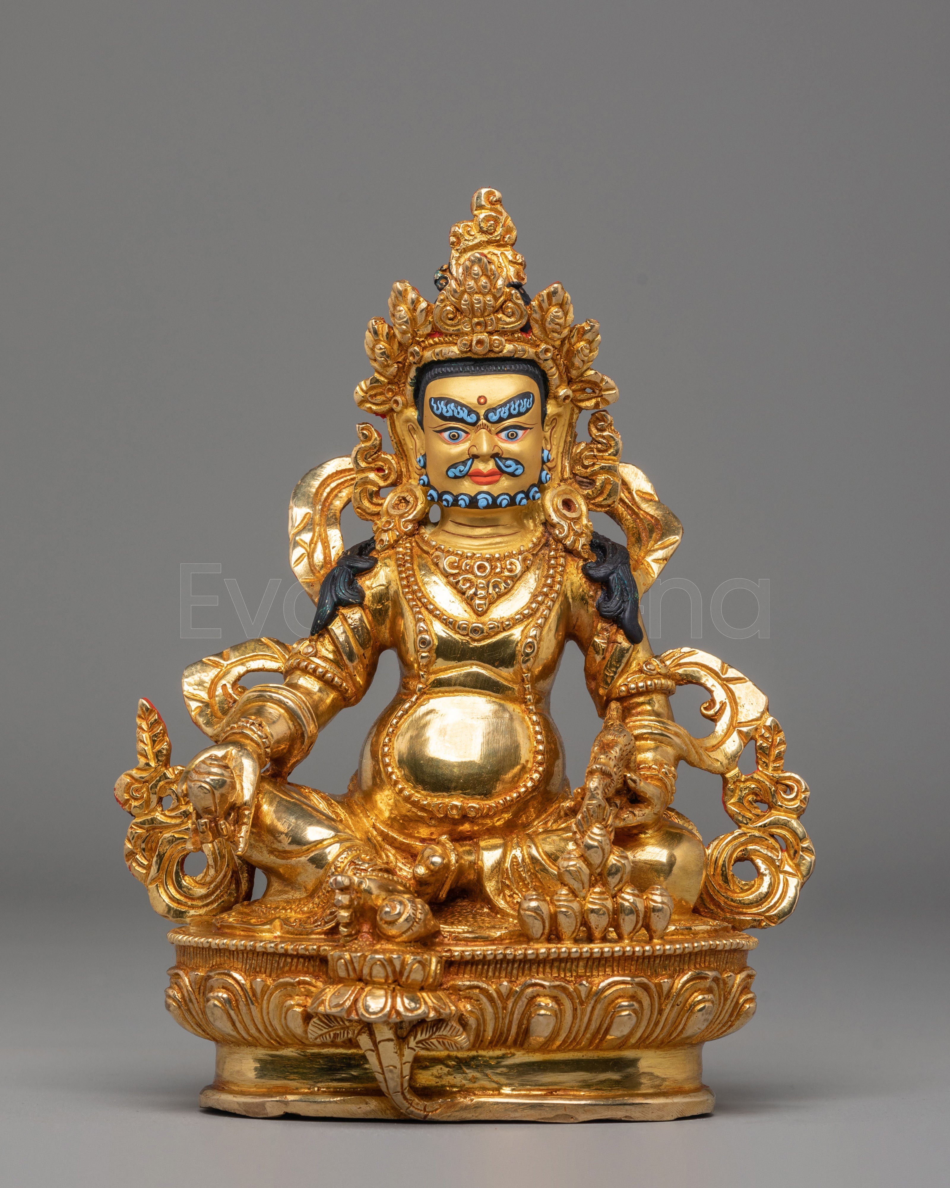 Handcrafted Copper Artwork of Dzambhala