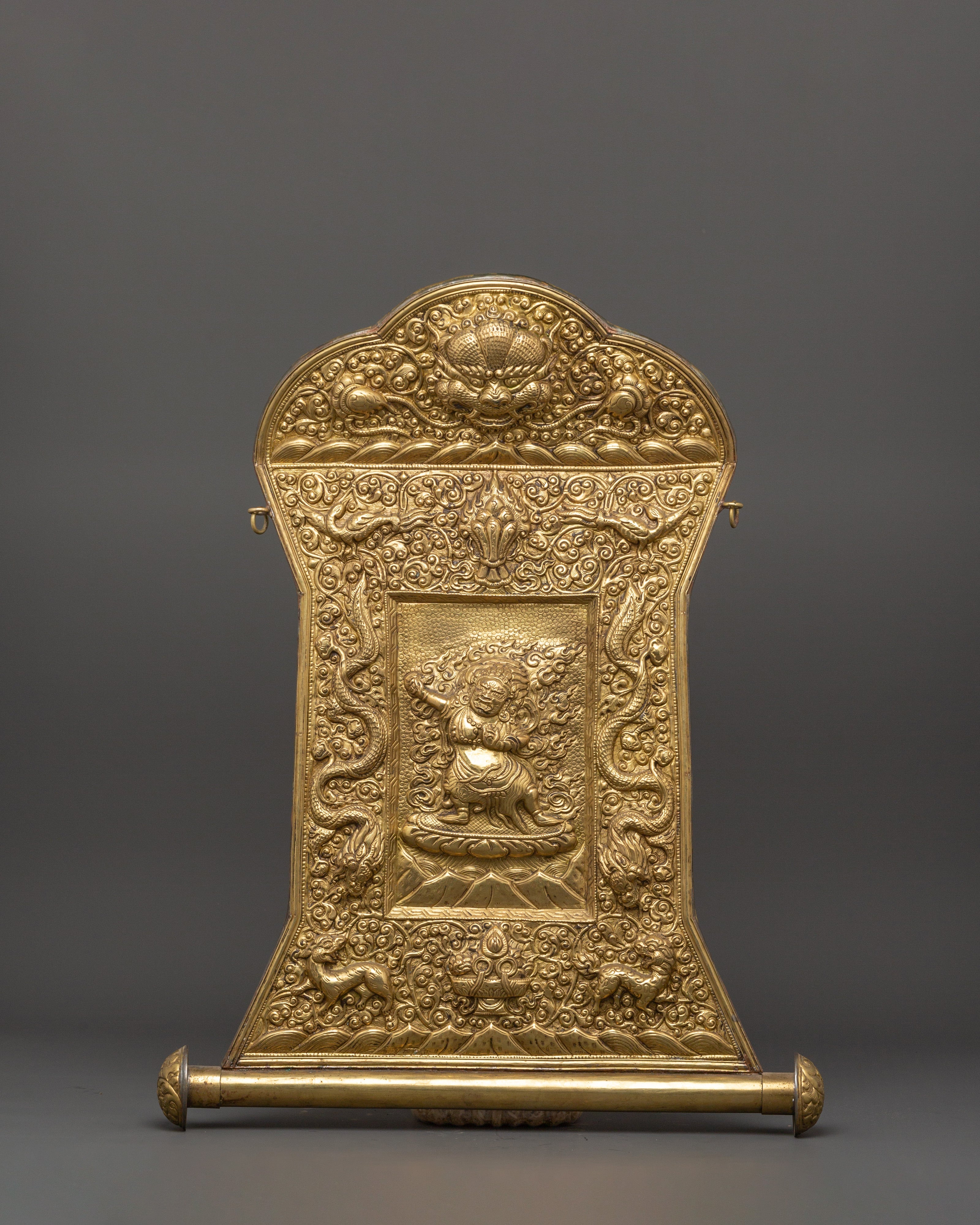 Tibetan Brass Wall Hanging