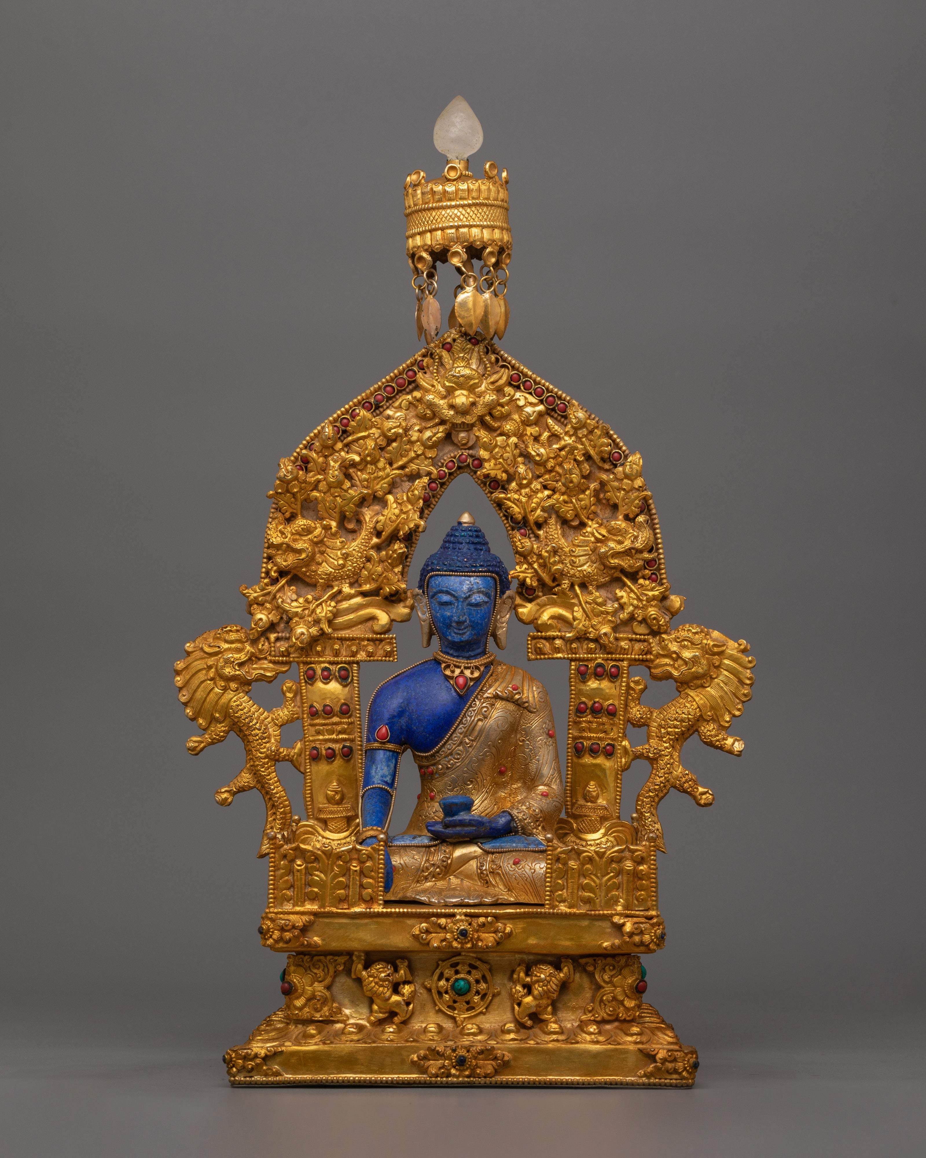Lapis Stone Shakyamuni Buddha