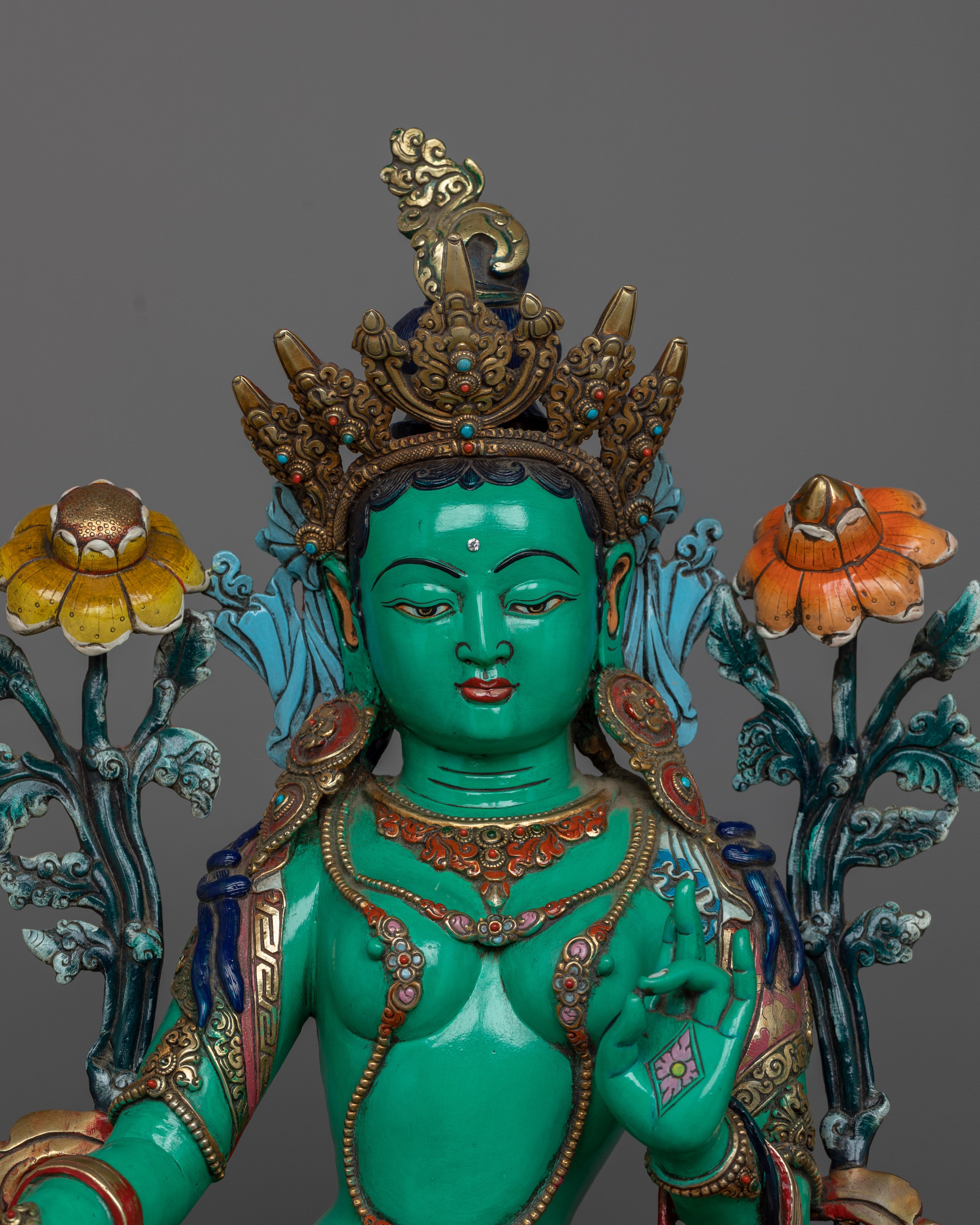 green-tara-beautiful sculpture