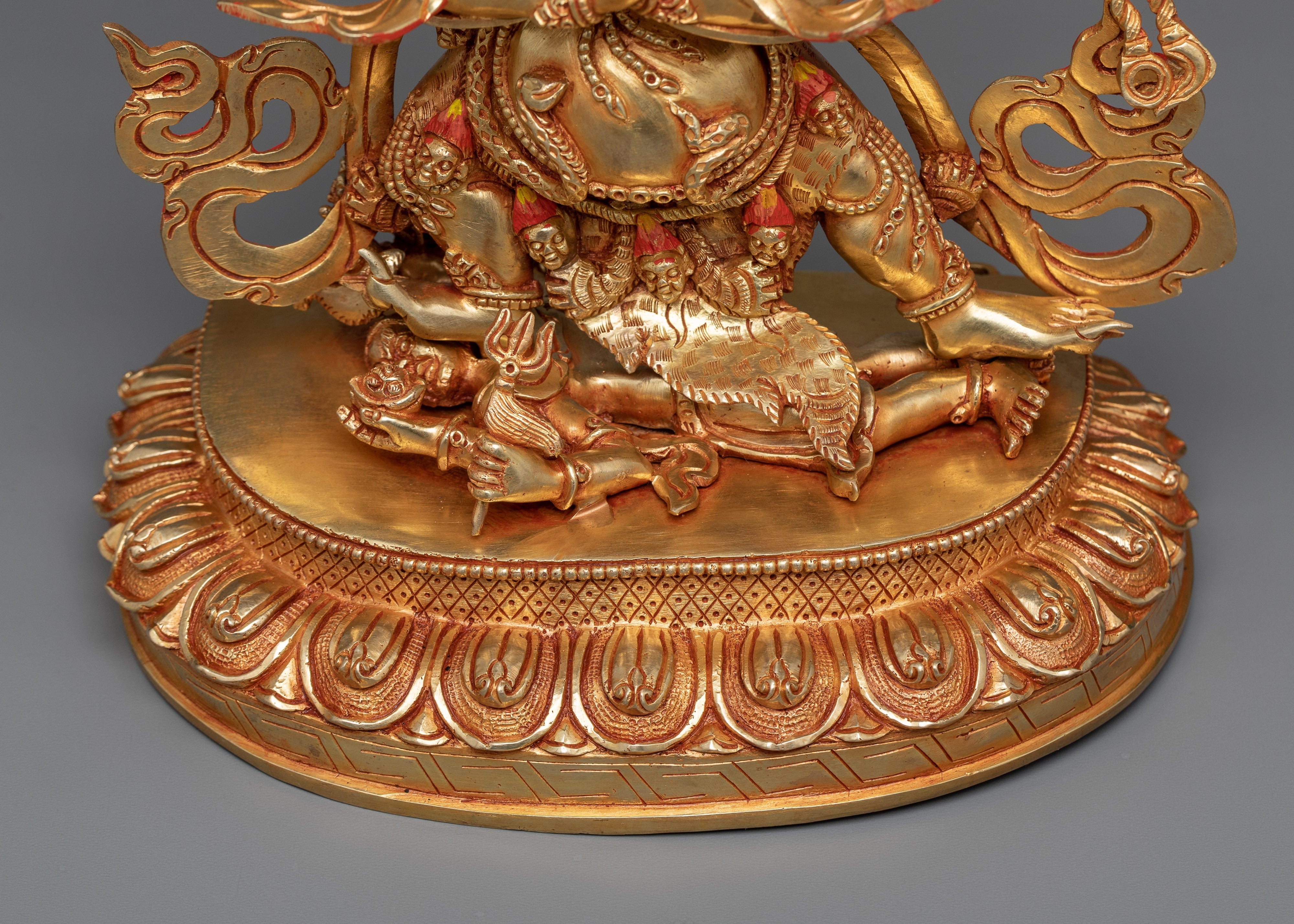 Bhutadamara Statue in 24K Gold | Protector Against Negative Forces