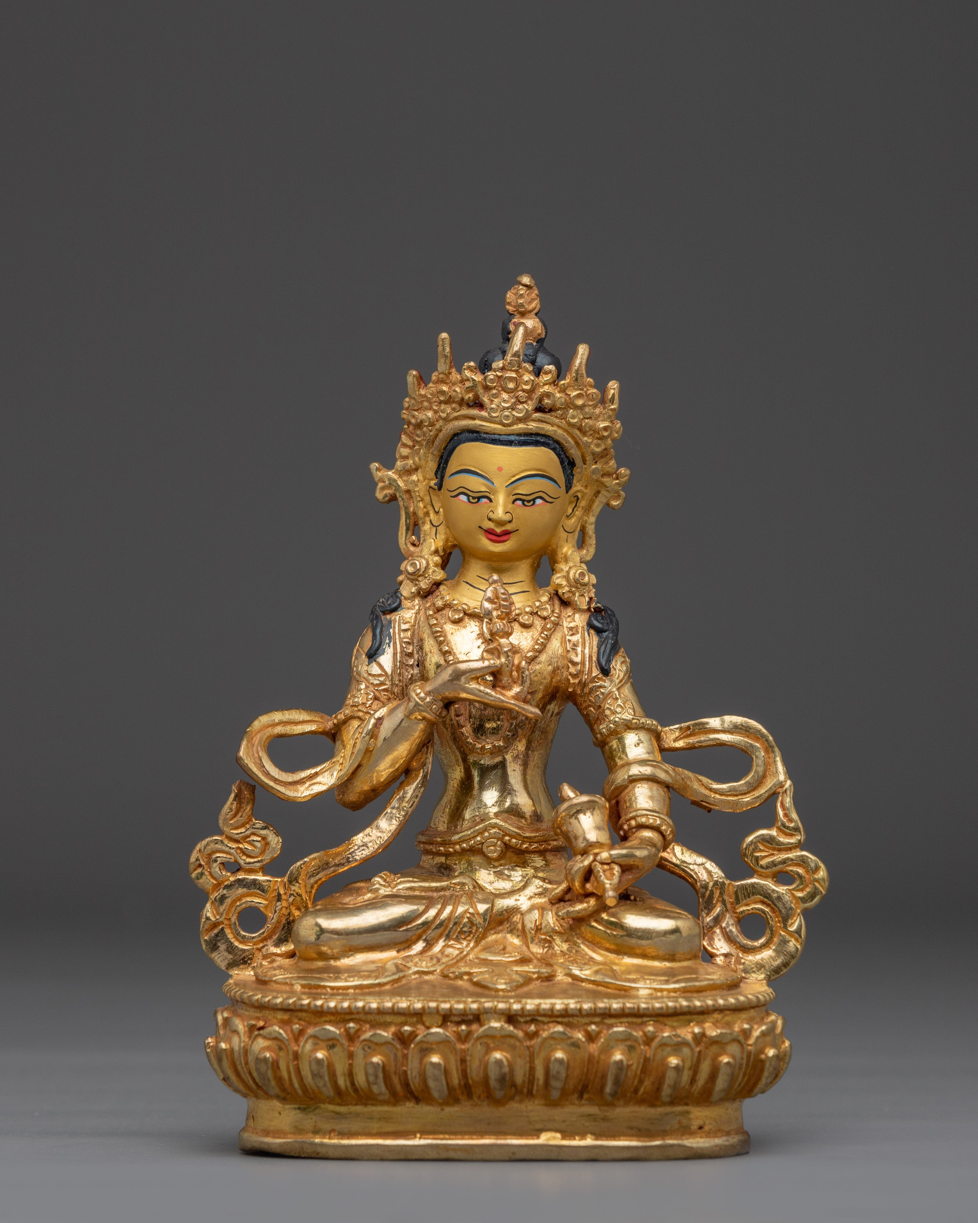 Handmade Golden Buddhist Deity Vajrasattva