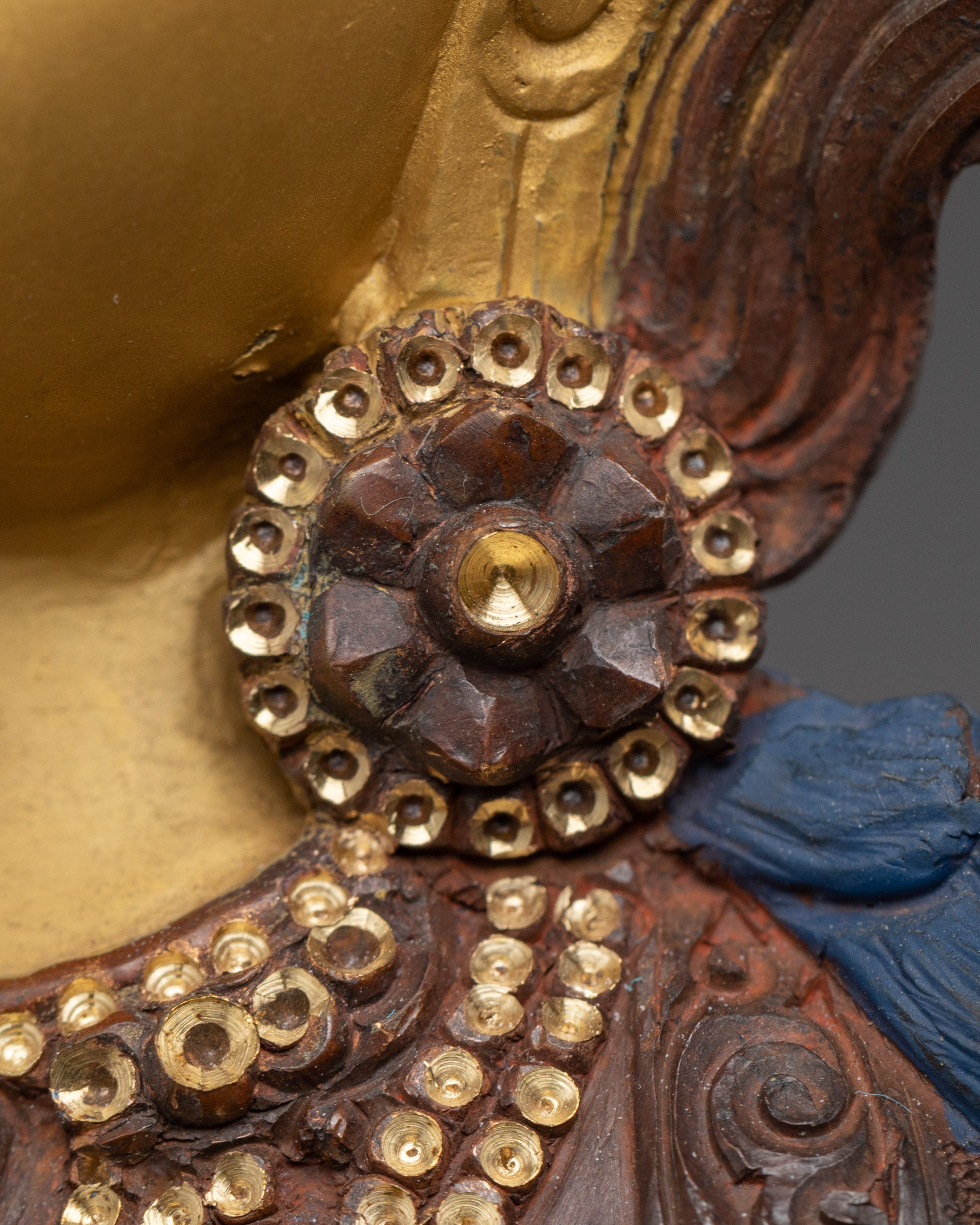 Manjushri Oxidized Copper Buddhist Deity | Buddhist Bodhisattva of Wisdom