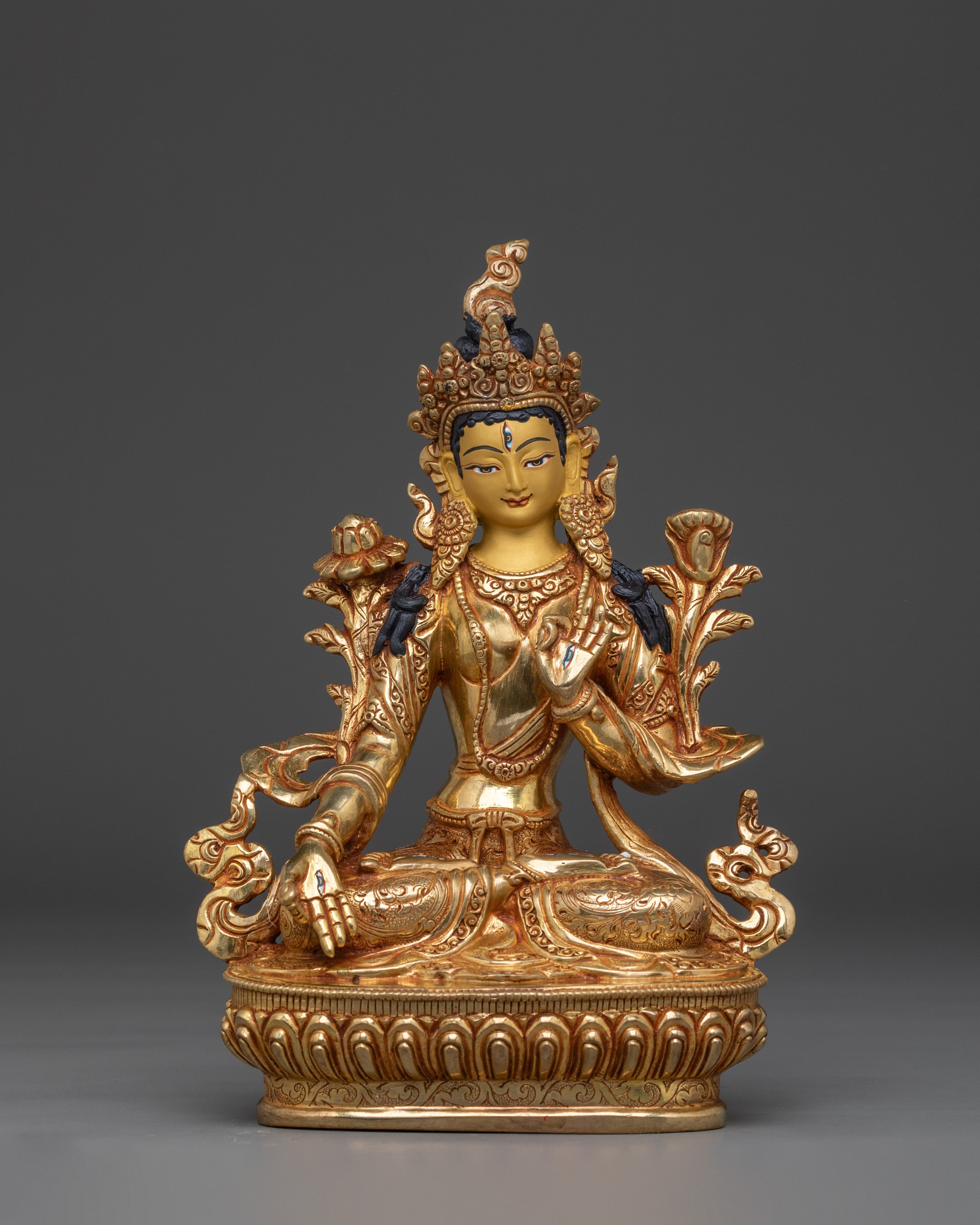 serene-white-tara-copper-statue
