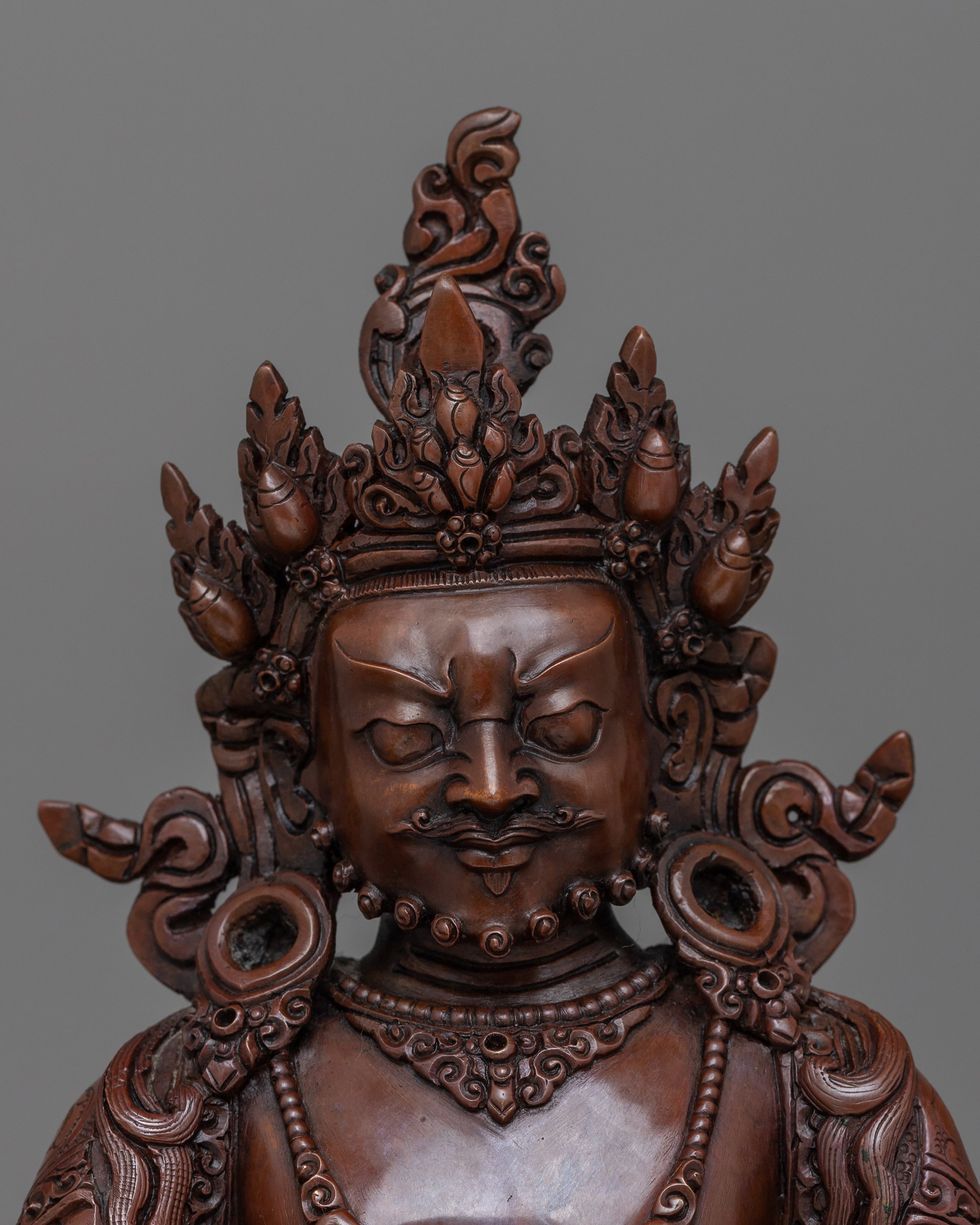 dzambhala-oxidized sculpture