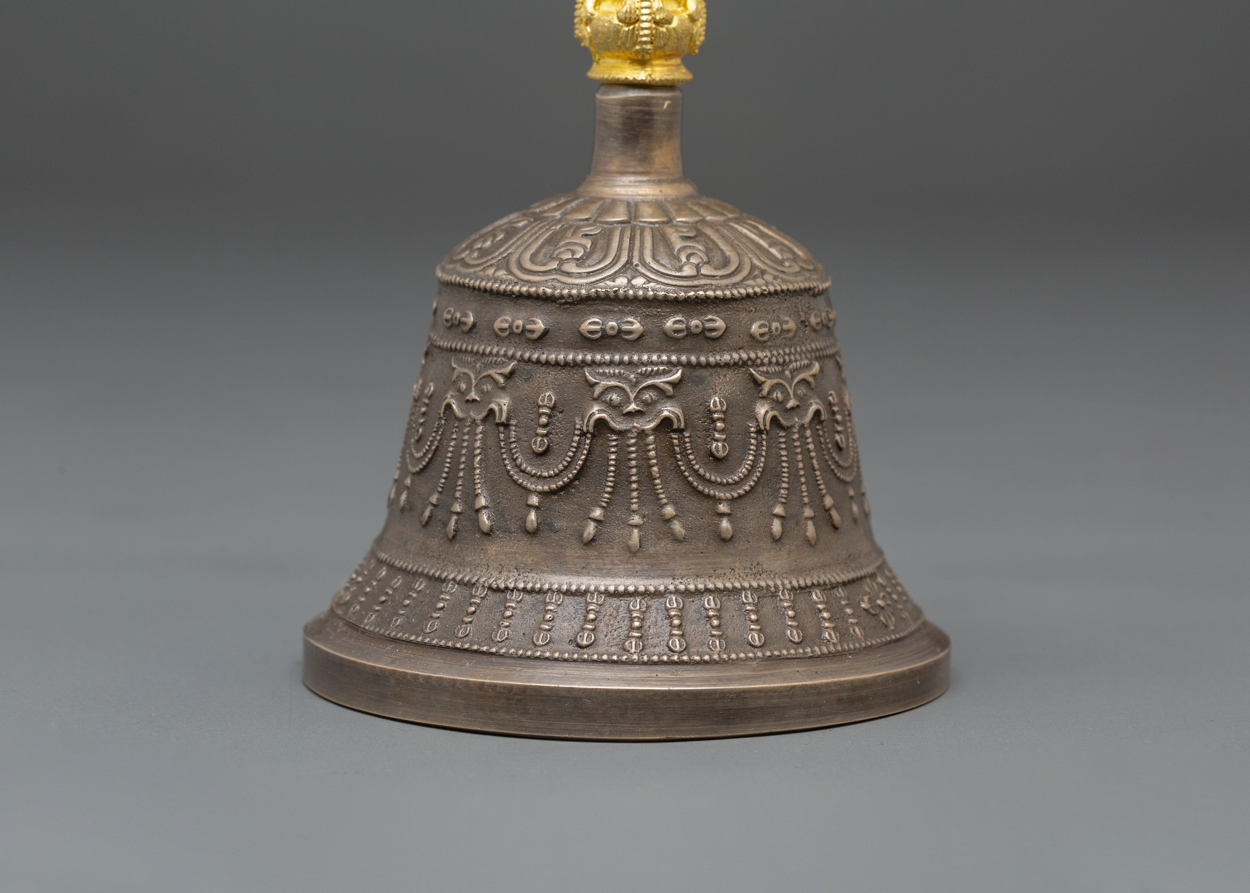 Handcrafted Bell and Vajra for Ritual Use | Tibetan Buddhist Spiritual Tools
