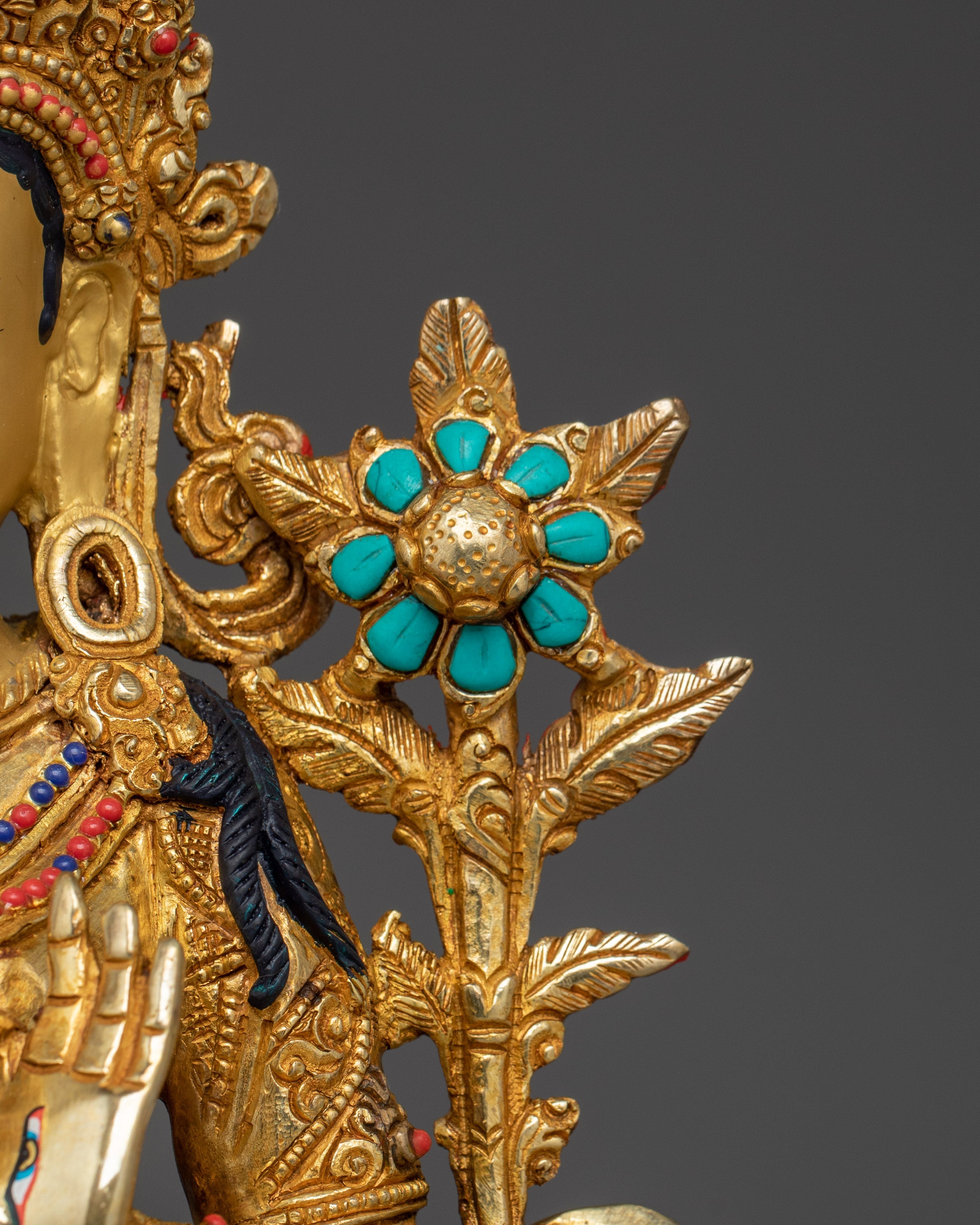 Peaceful Compassion Deity of White Tara | The Bodhisattva of Long Life