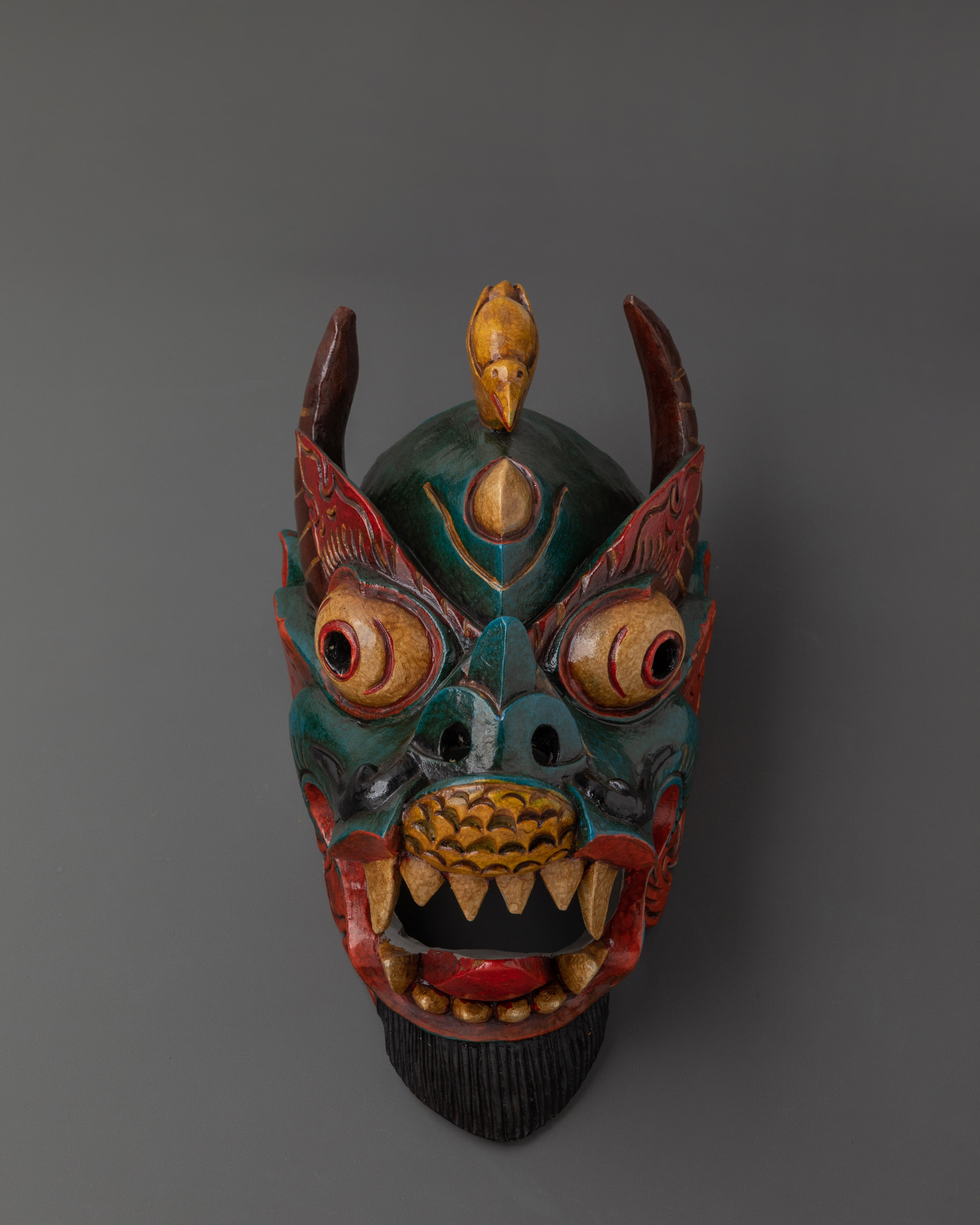 Handcrafted Tibetan Demon Mask