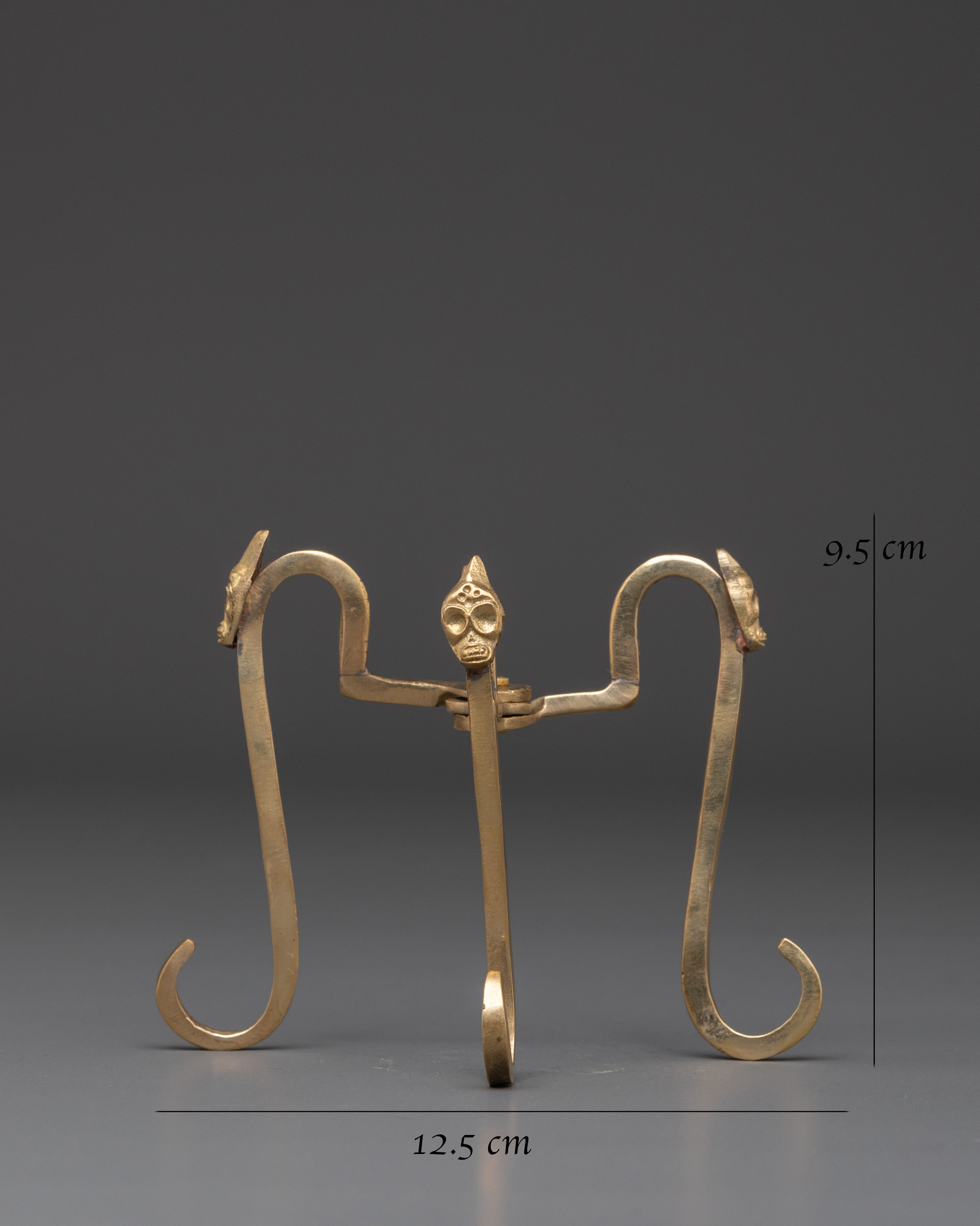 Brass Kapala Stand | Kapala Holder