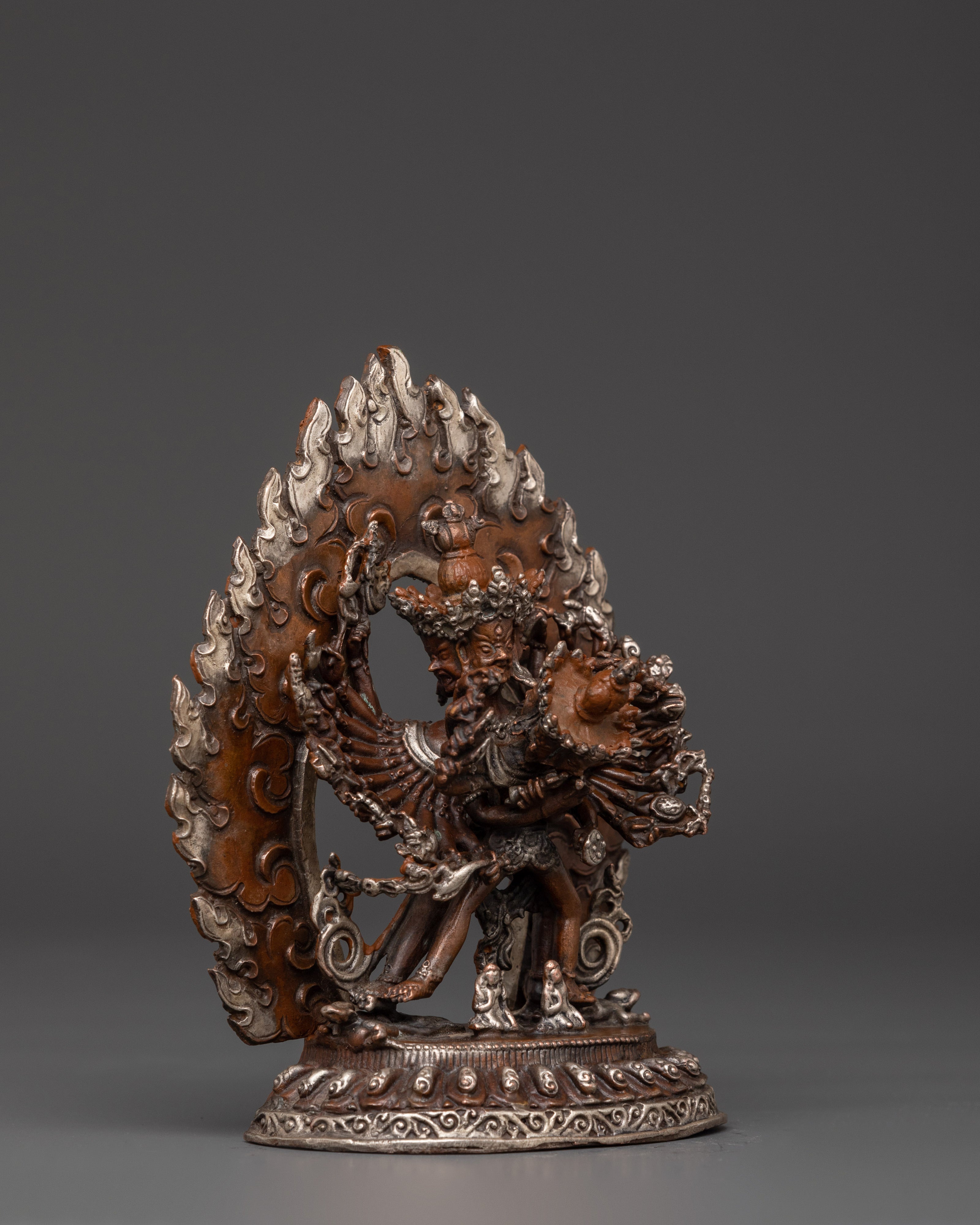 Chakrasambhara Statue | Tantric Deity with Vajravarahi in Yab Yum Union