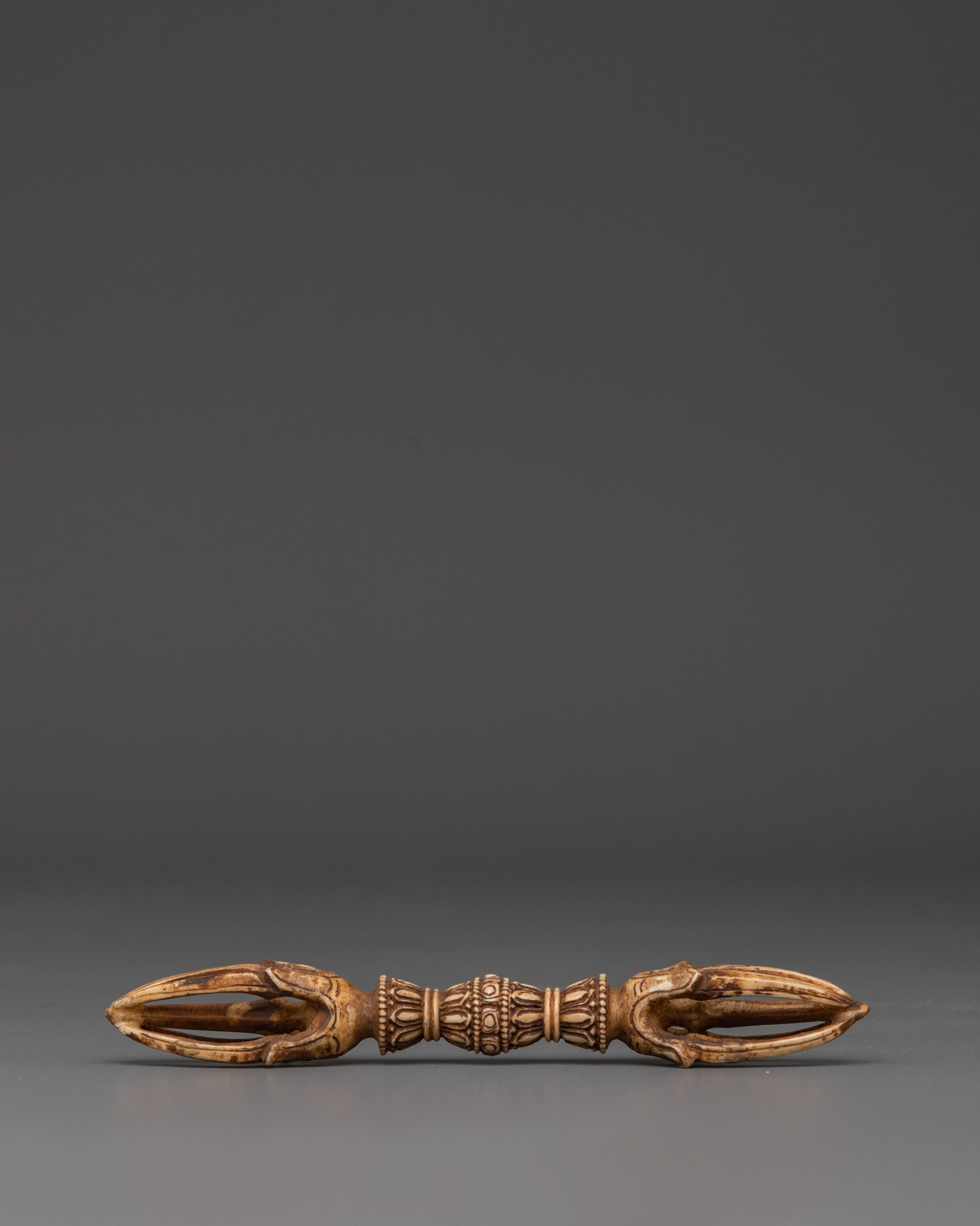 Tibetan Buffalo Bone Vajra