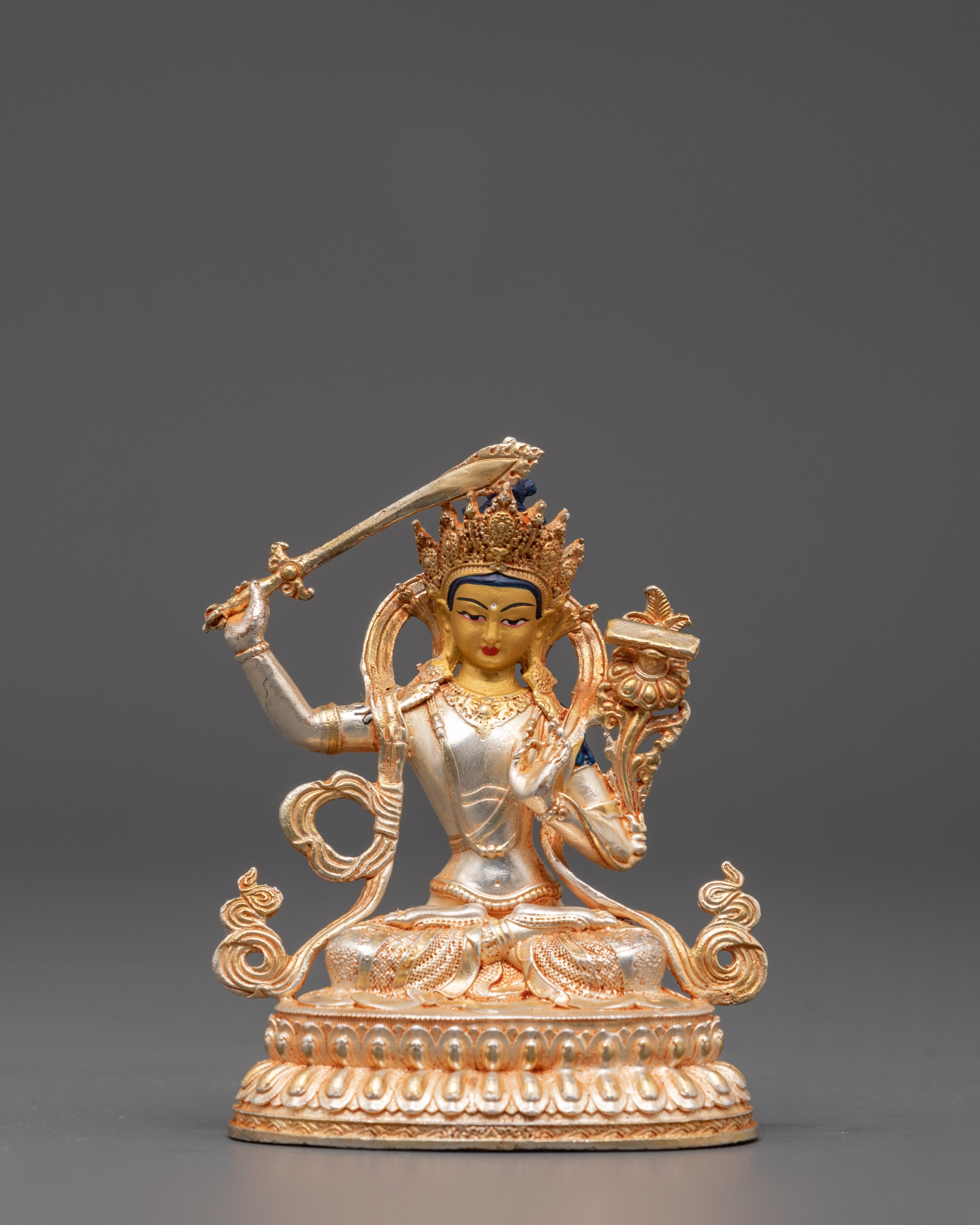 Tibetan Sculpture of Manjushri | Himalayan Buddhist Art