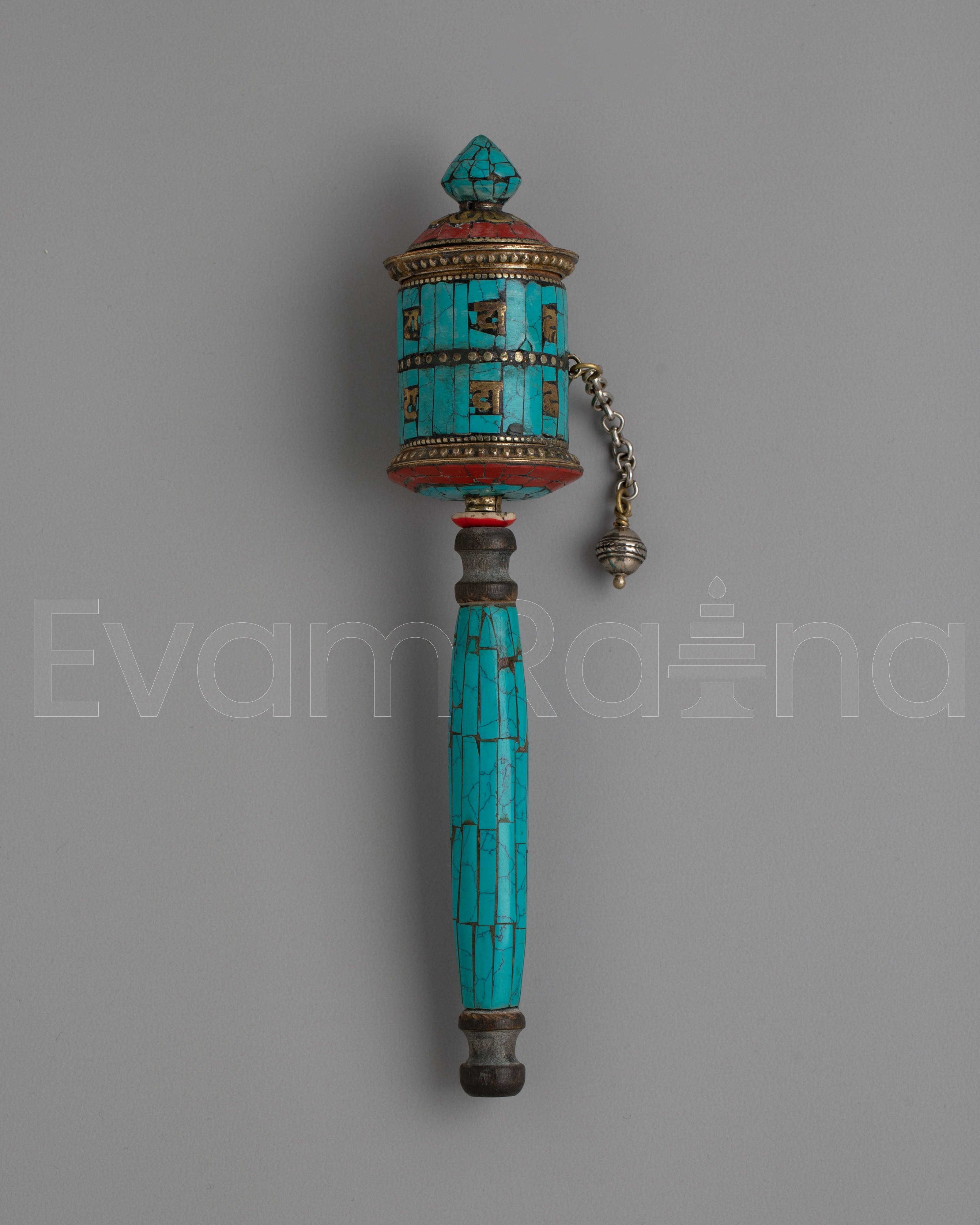 Traditional Scared Mantra Prayer Wheel