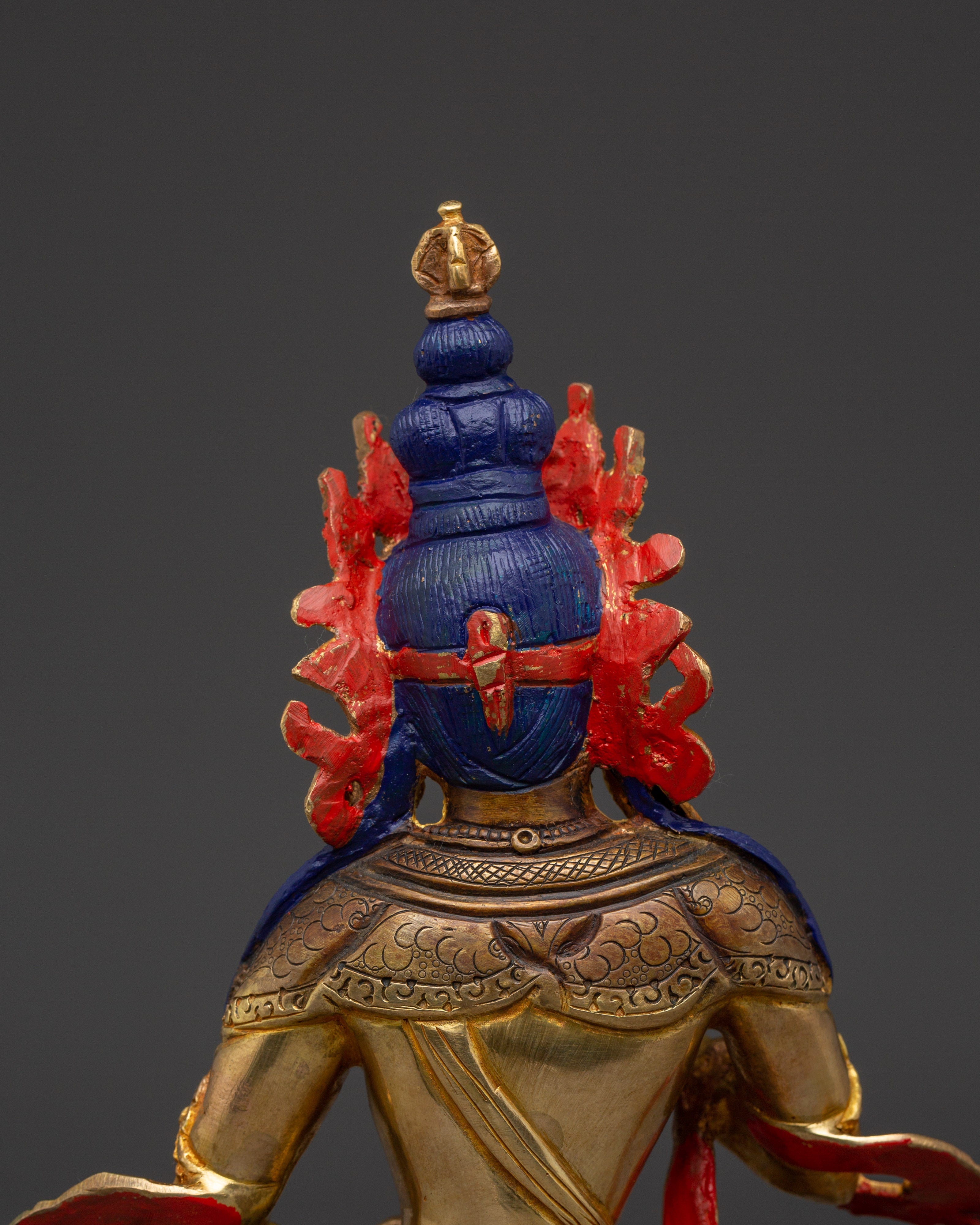Buddhist Artwork of Vajrasattva - Deity for Purification and Spiritual Practice