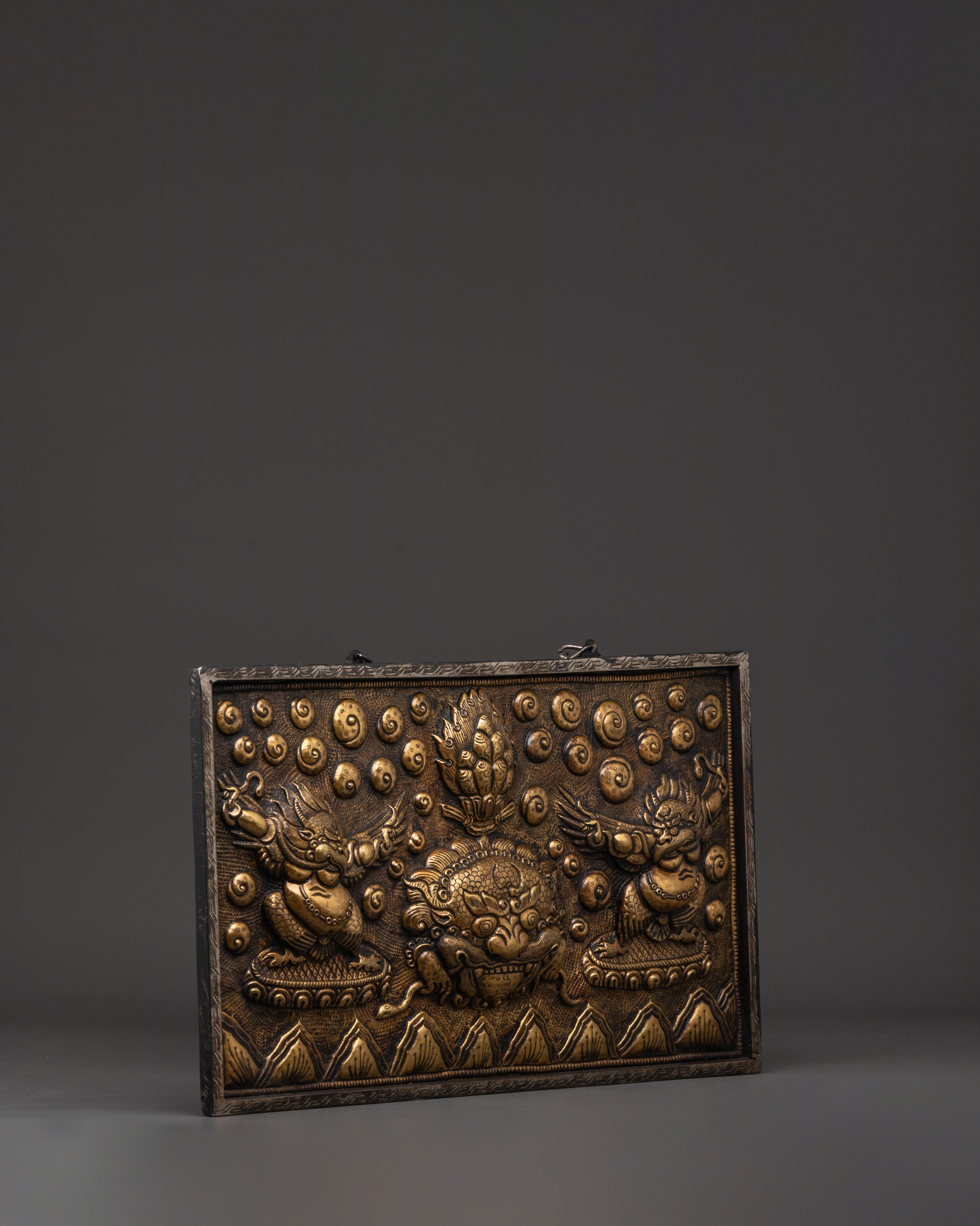 Handcrafted Tibetan Wall Hanging | Sacred Buddhist Decor
