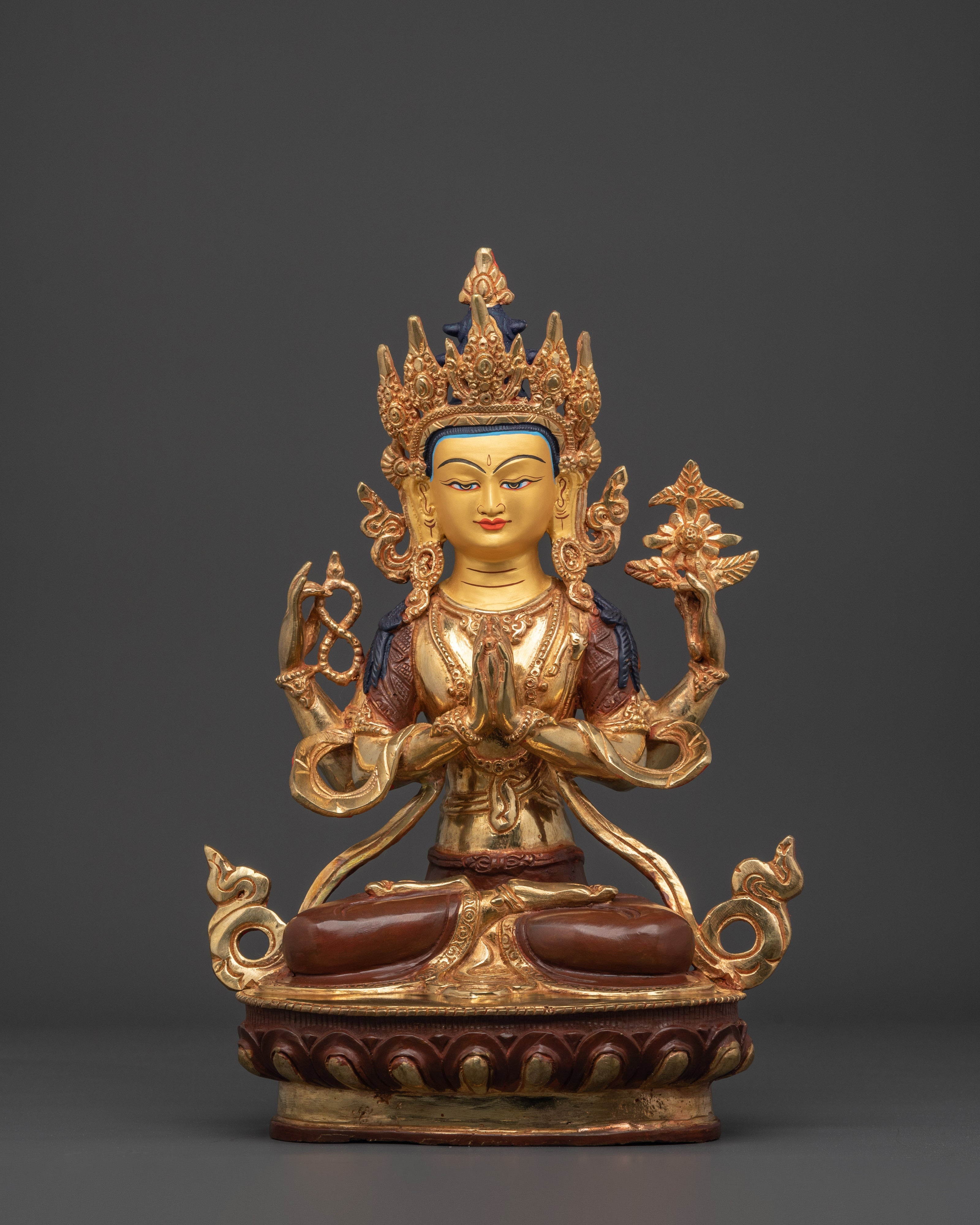 Tibetan Deity Chenrezig Statue