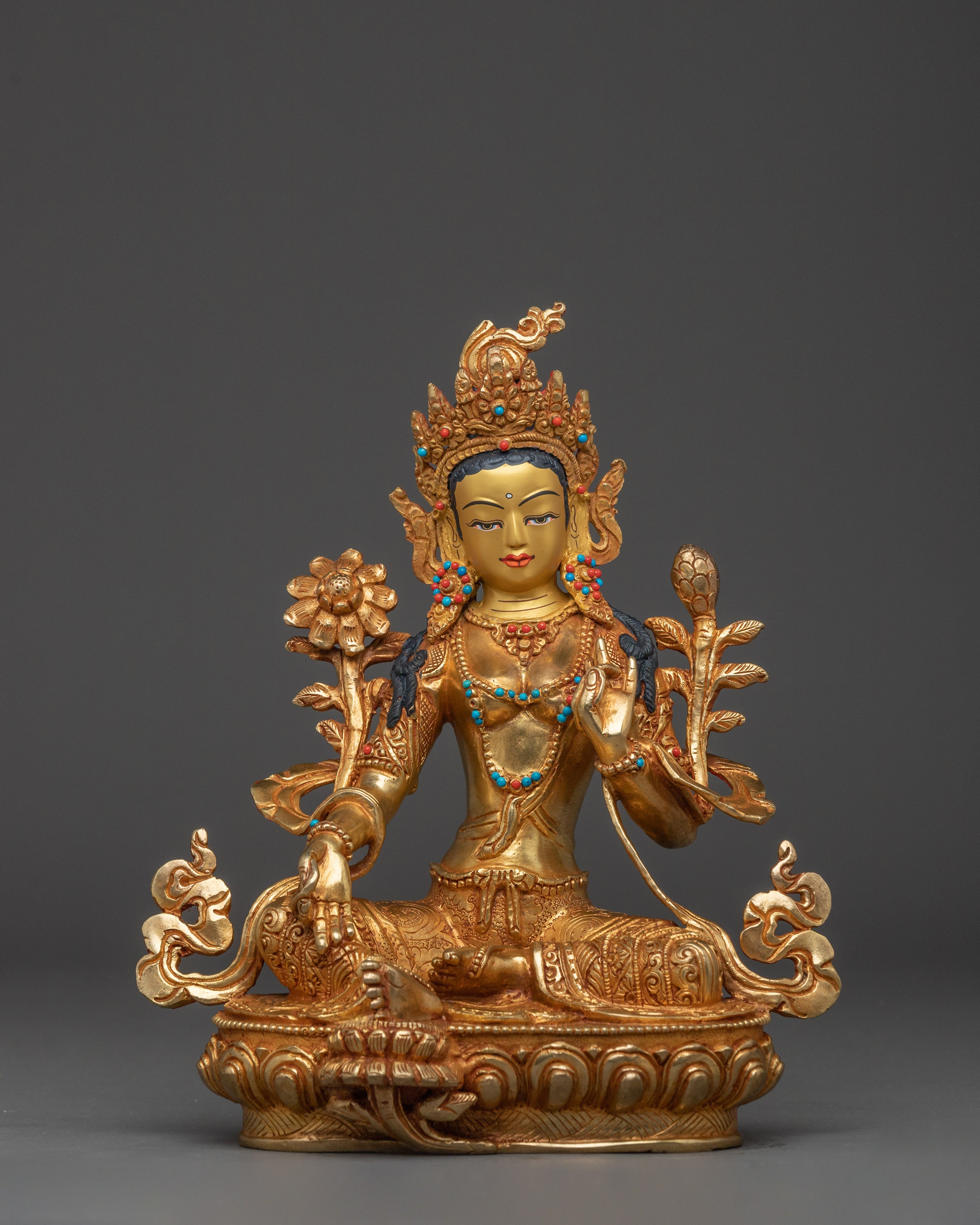 protection-deity-green-tara-statue