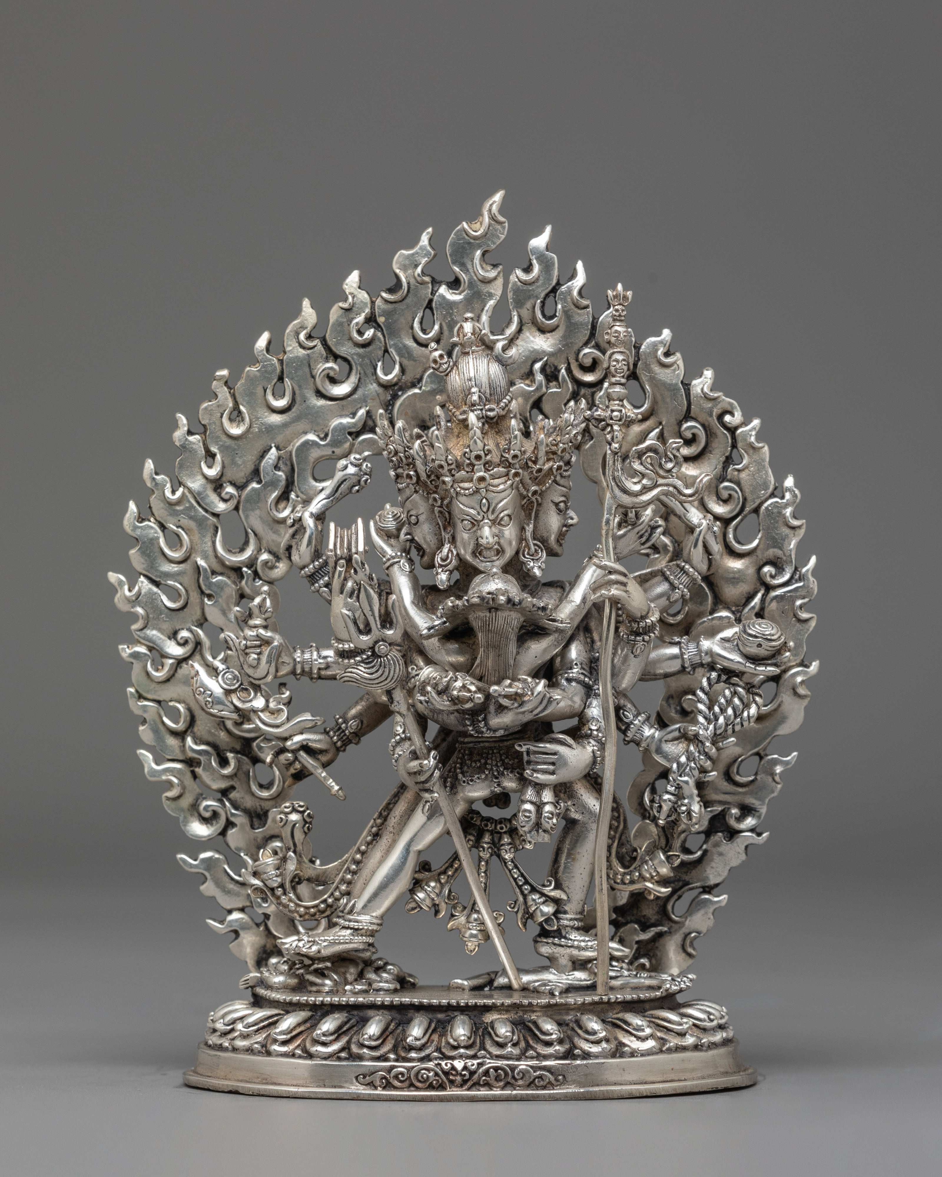 Buddhist Chakrasambhara Statue | Vajrayana Enlightened Deity