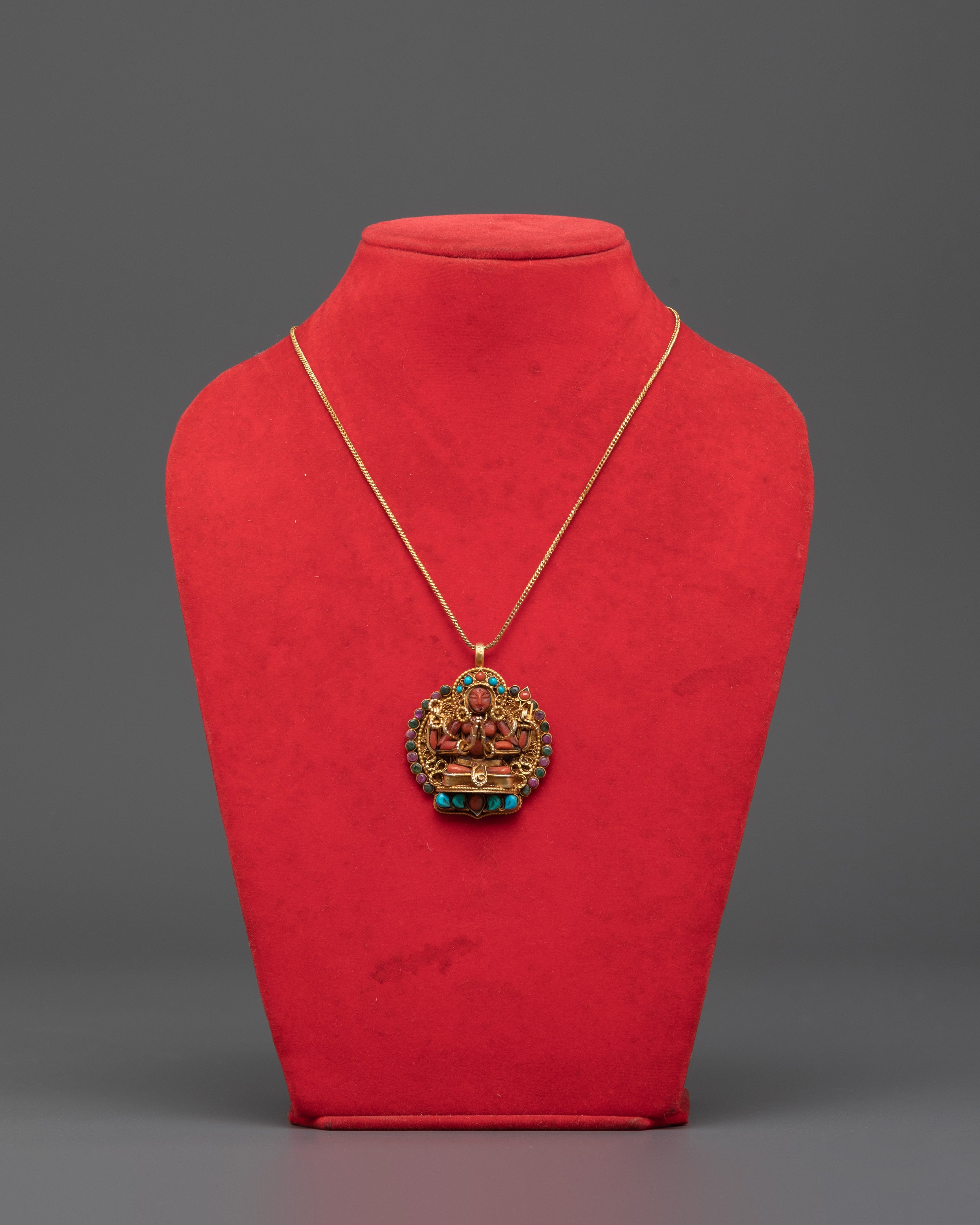 Avalokiteshvara Statue Locket