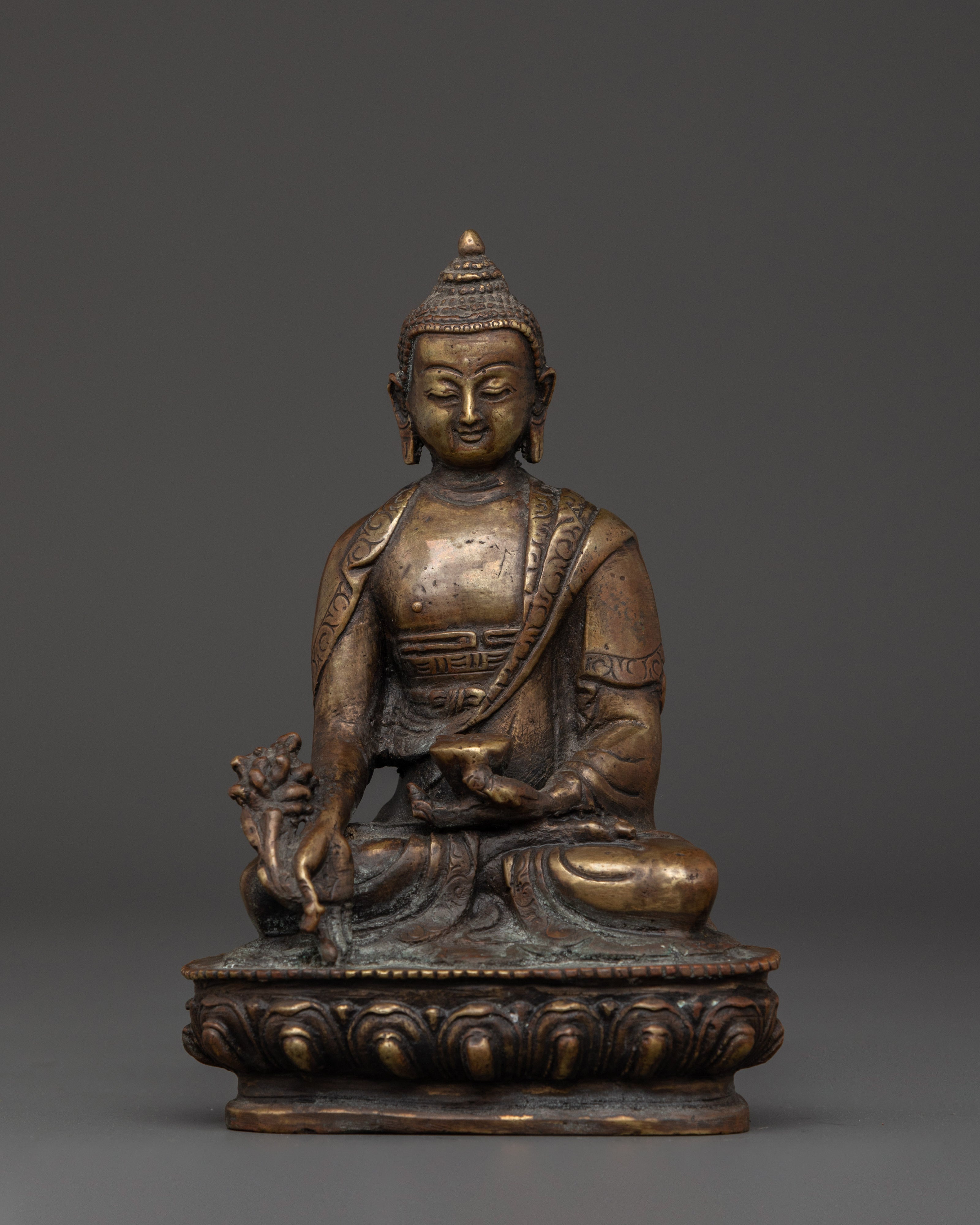 bhaisajyaguru brass staute