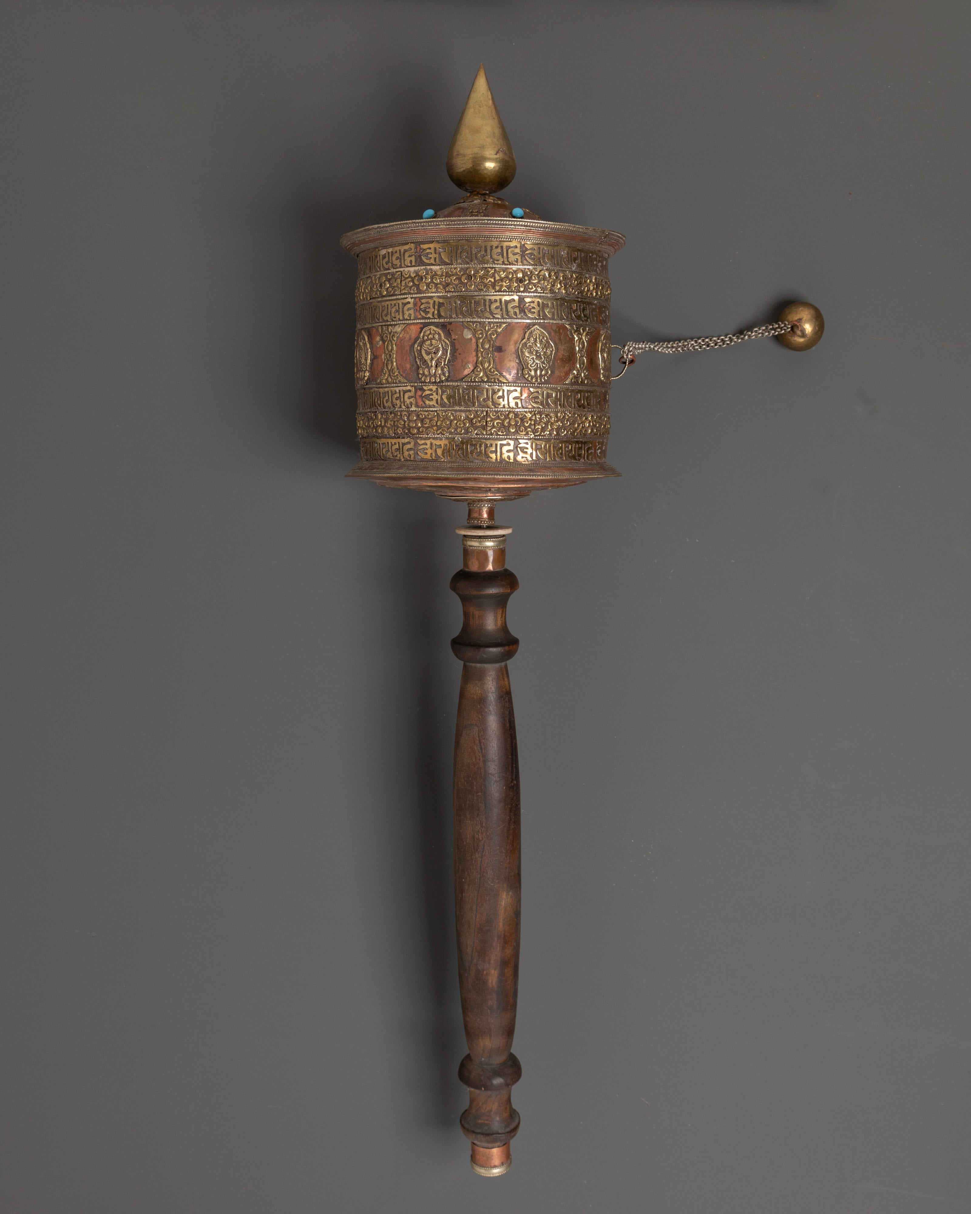 Handcrafted Tibetan Mantra Prayer Wheel
