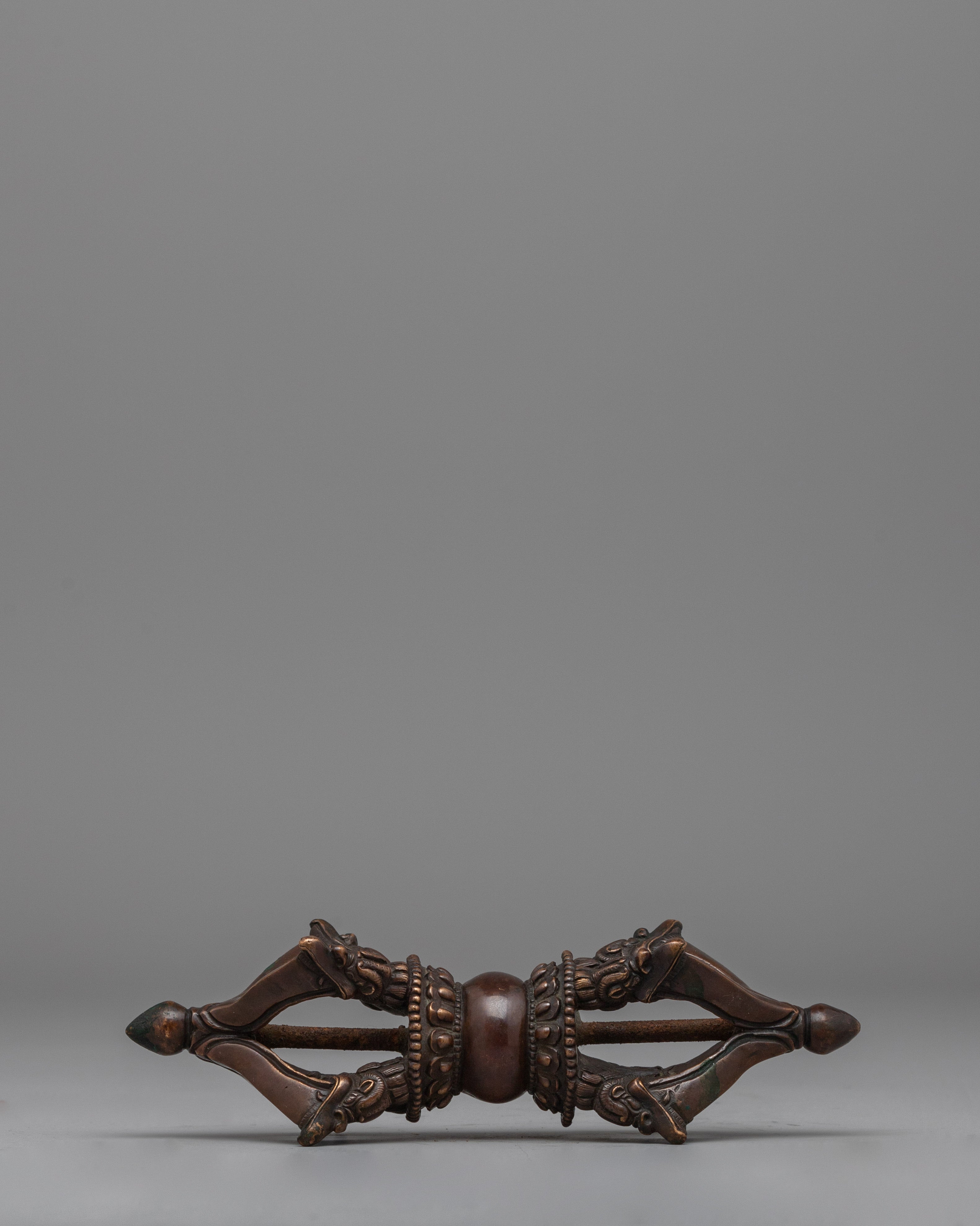 Oxidized Copper Vajra Dorje