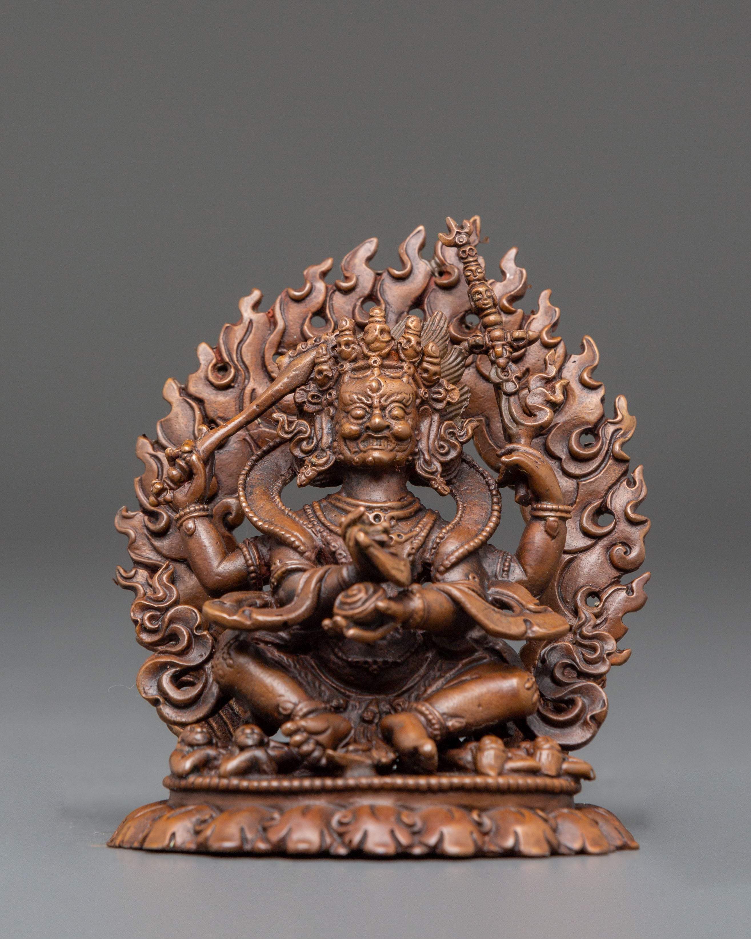 Wrathful Deity 4 Armed Mahakala | Deity of Compassion and Power