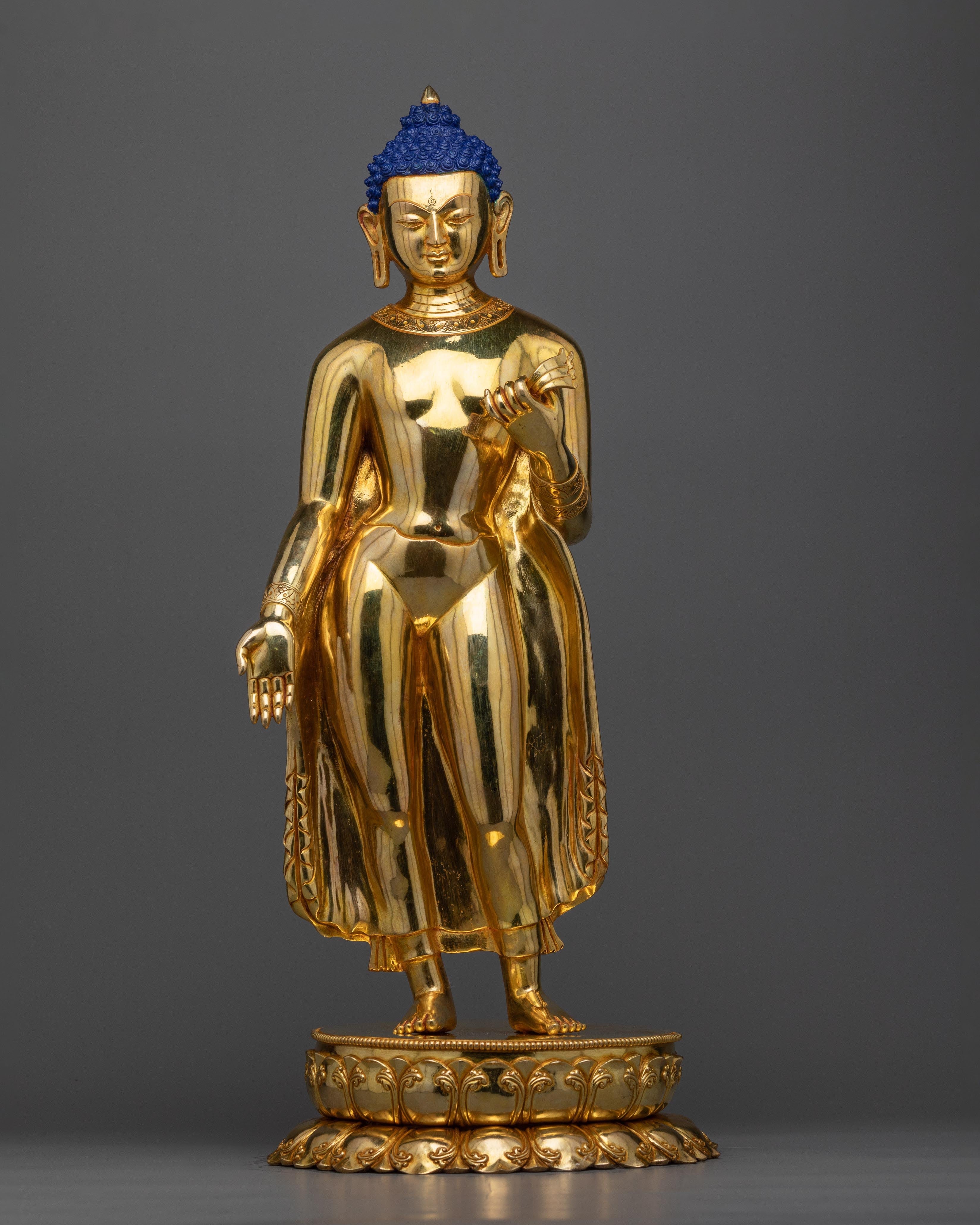 standing-shakyamuni-buddha-glossy statue
