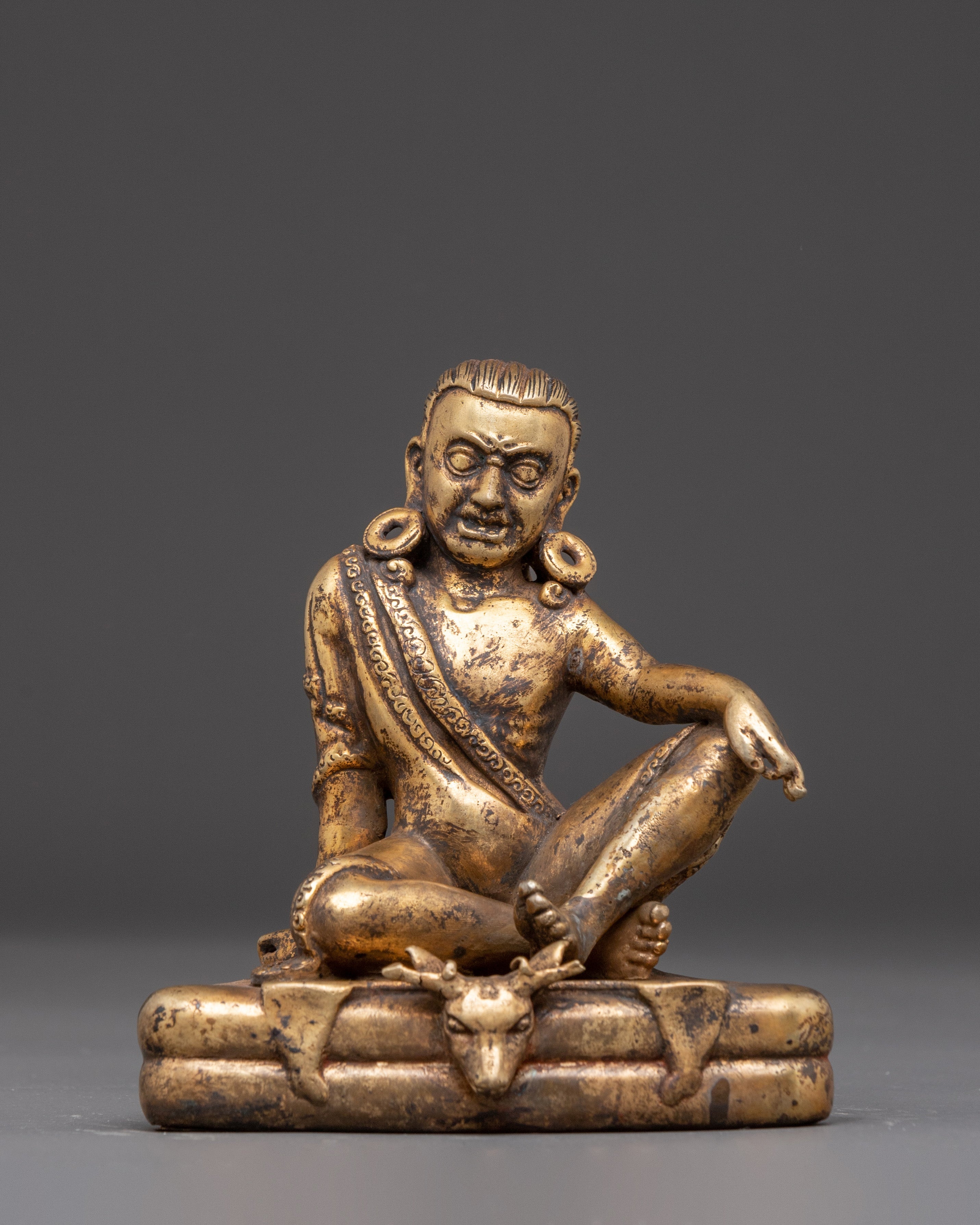 Handmade Milarepa Art, Tibetan Buddhist Yogi