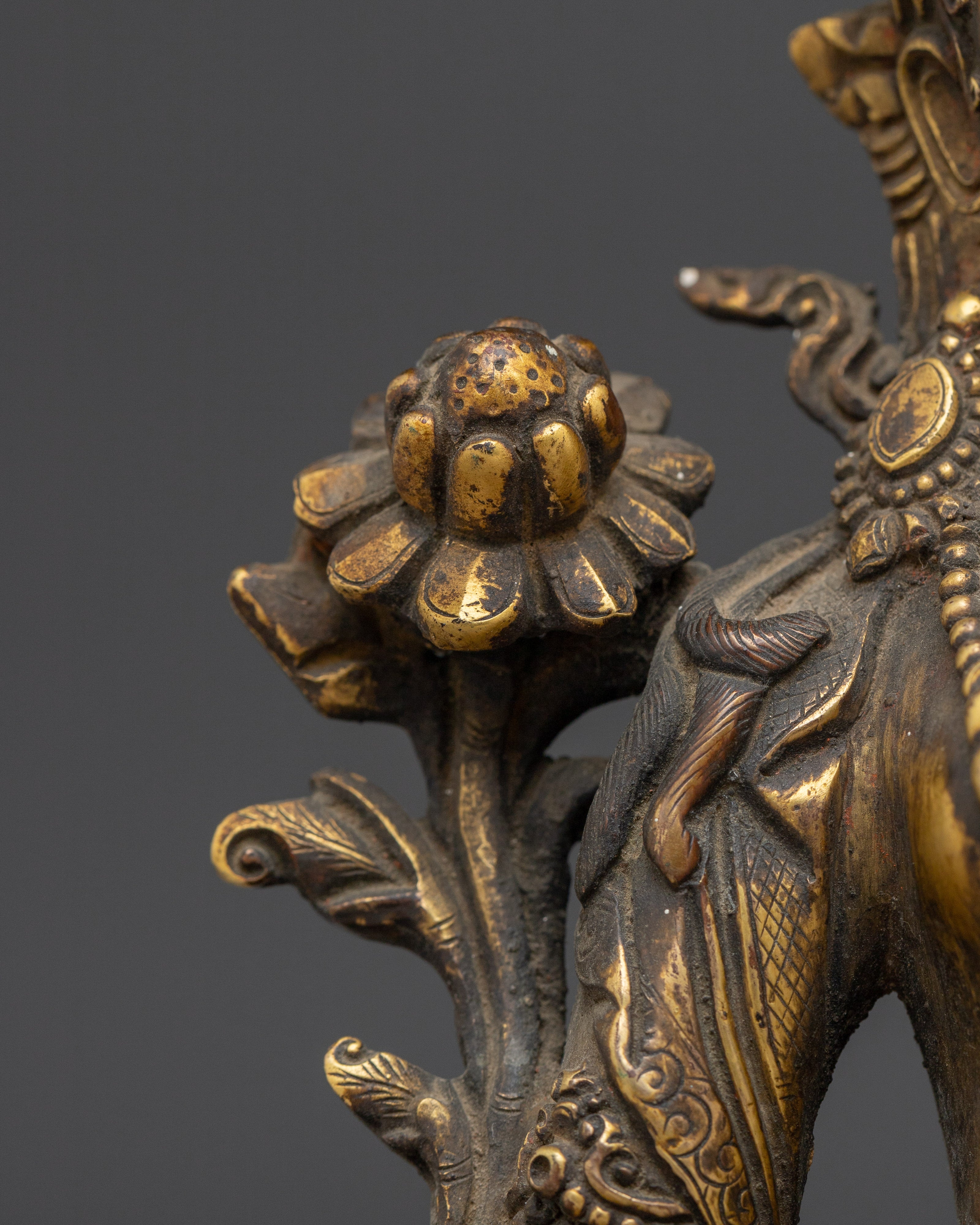 Handcrafted White Tara Figurine | Tibetan Goddess Statue