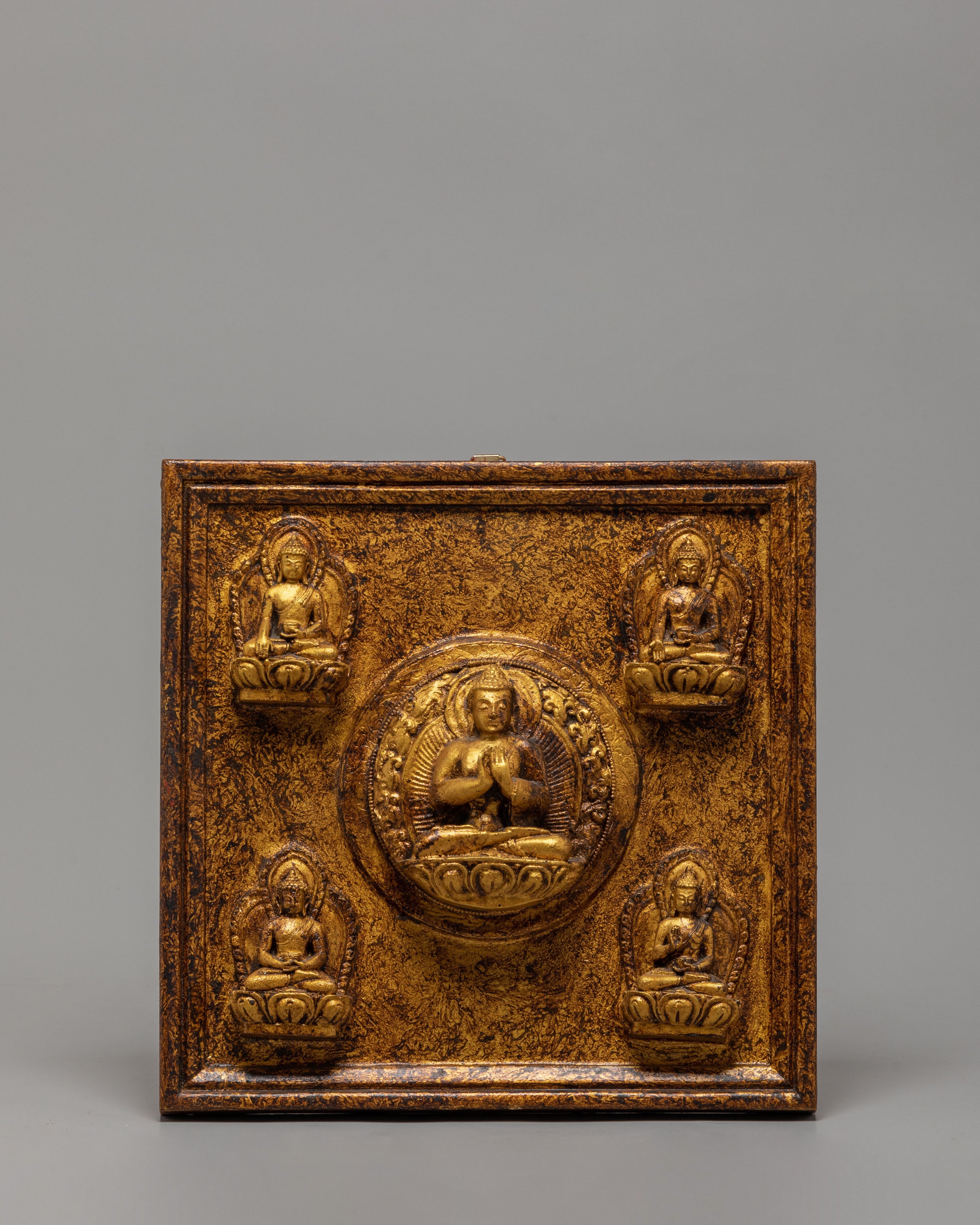 Five Dhyani Buddhas Wall Hanging Art