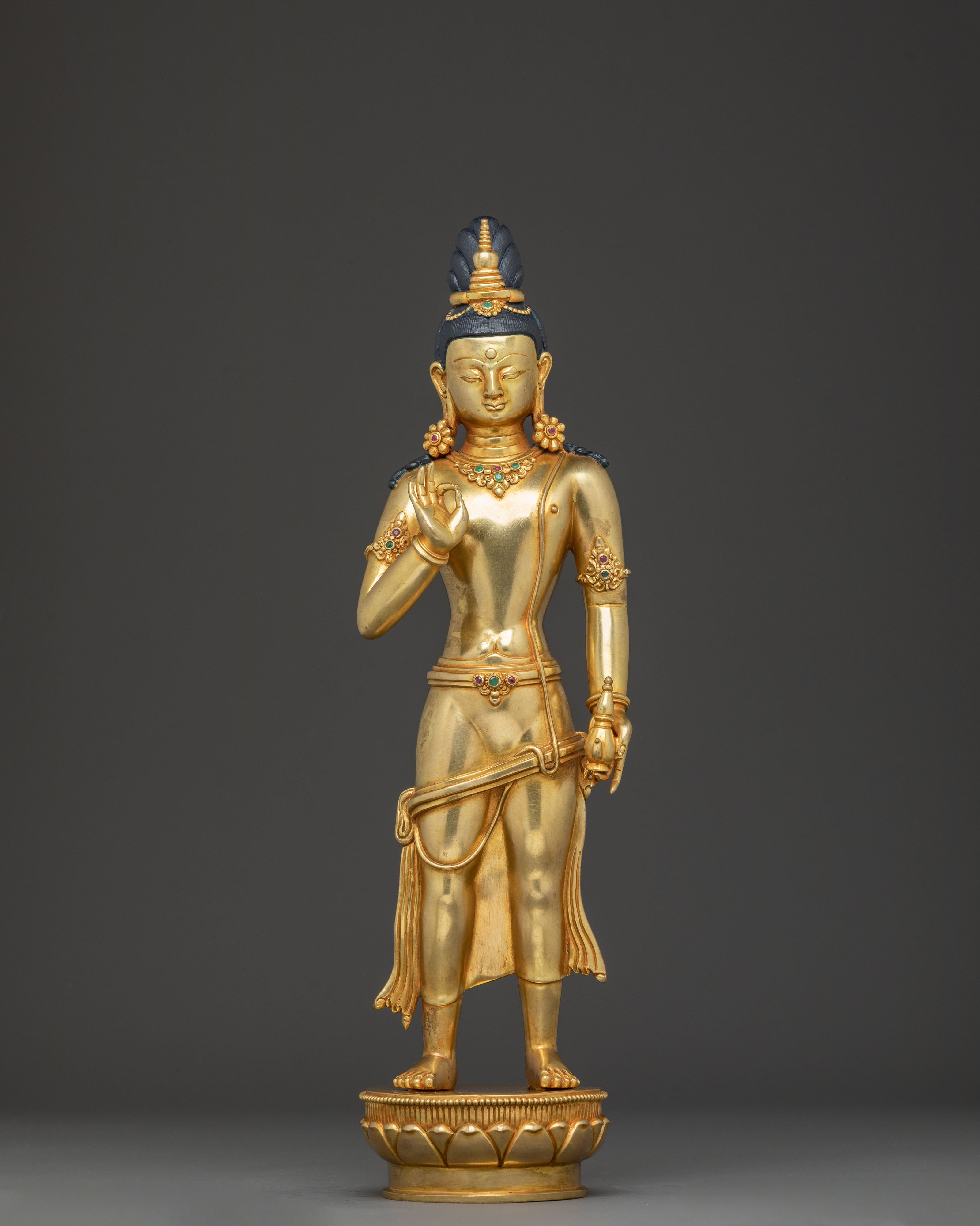 Maitreya Buddha Statue for Spiritual Meditation | Symbol of Future Enlightenment