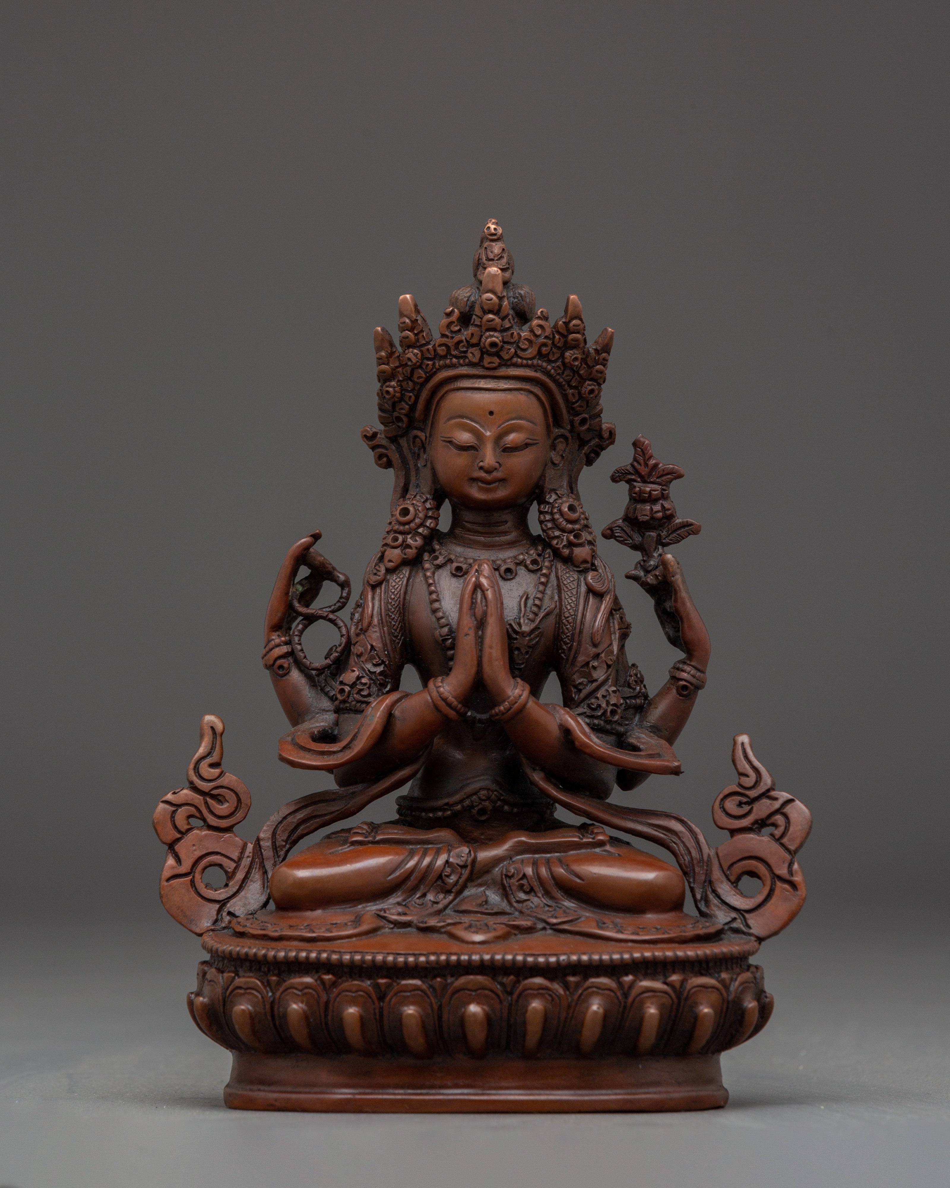 Chenrezig Compassion Deity Sculpture