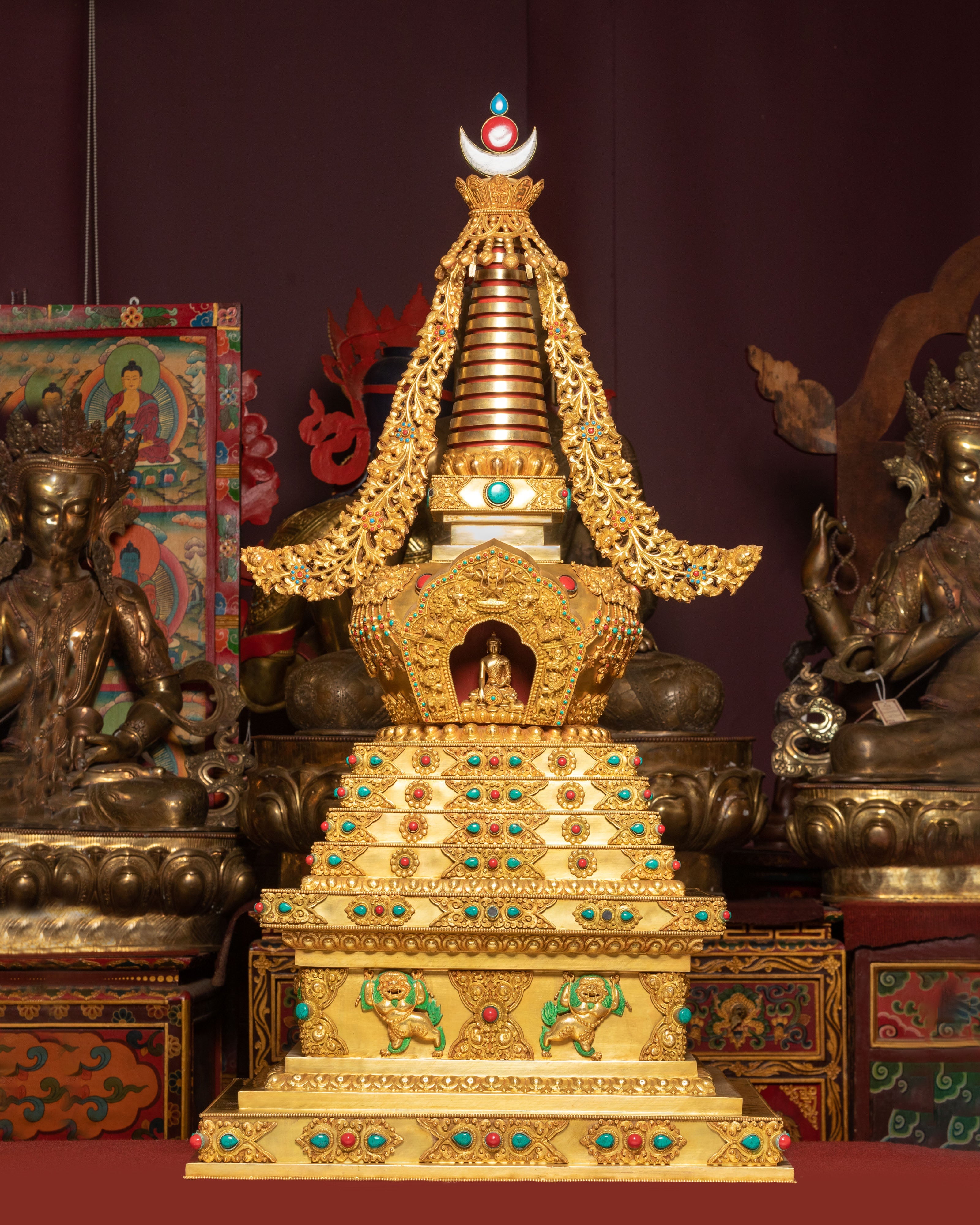 Large Golden Stupa