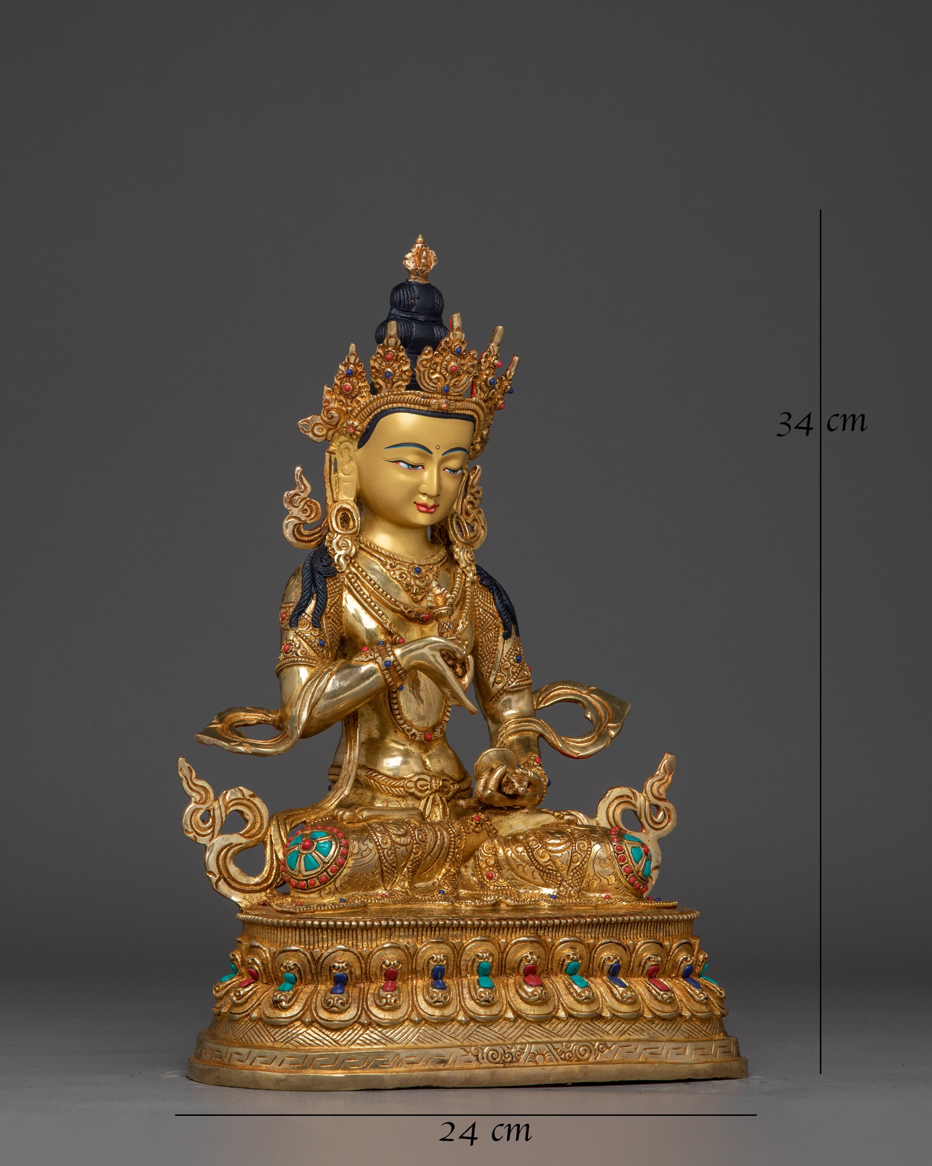 Handmade Dorje Sempa Golden Statue