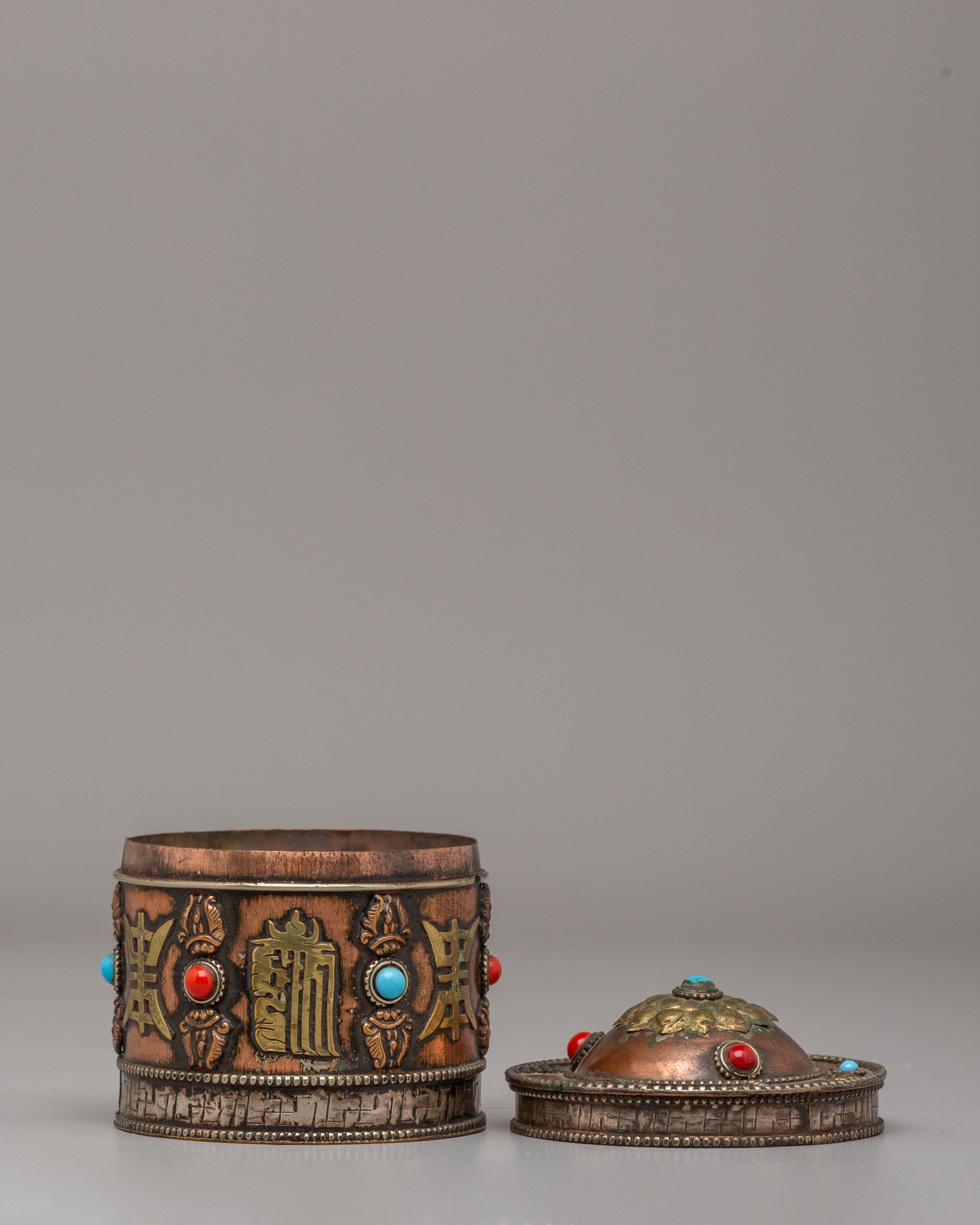 Mantra Engraved Ritual Box | A Sacred Container for Spiritual Offerings