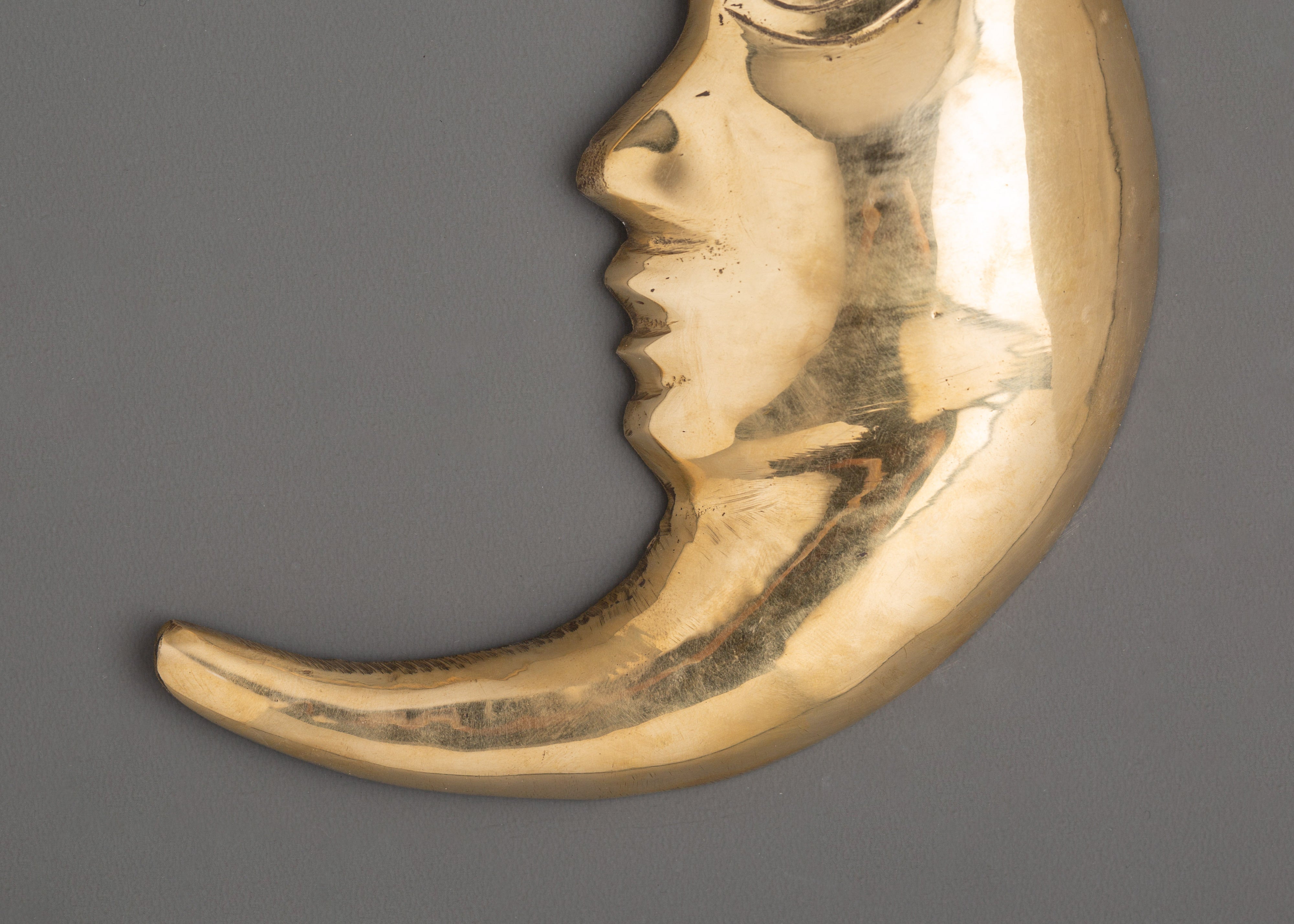Brass Sun and Moon Wall Hanging Set | Celestial Vastu Decor for Balance and Harmony